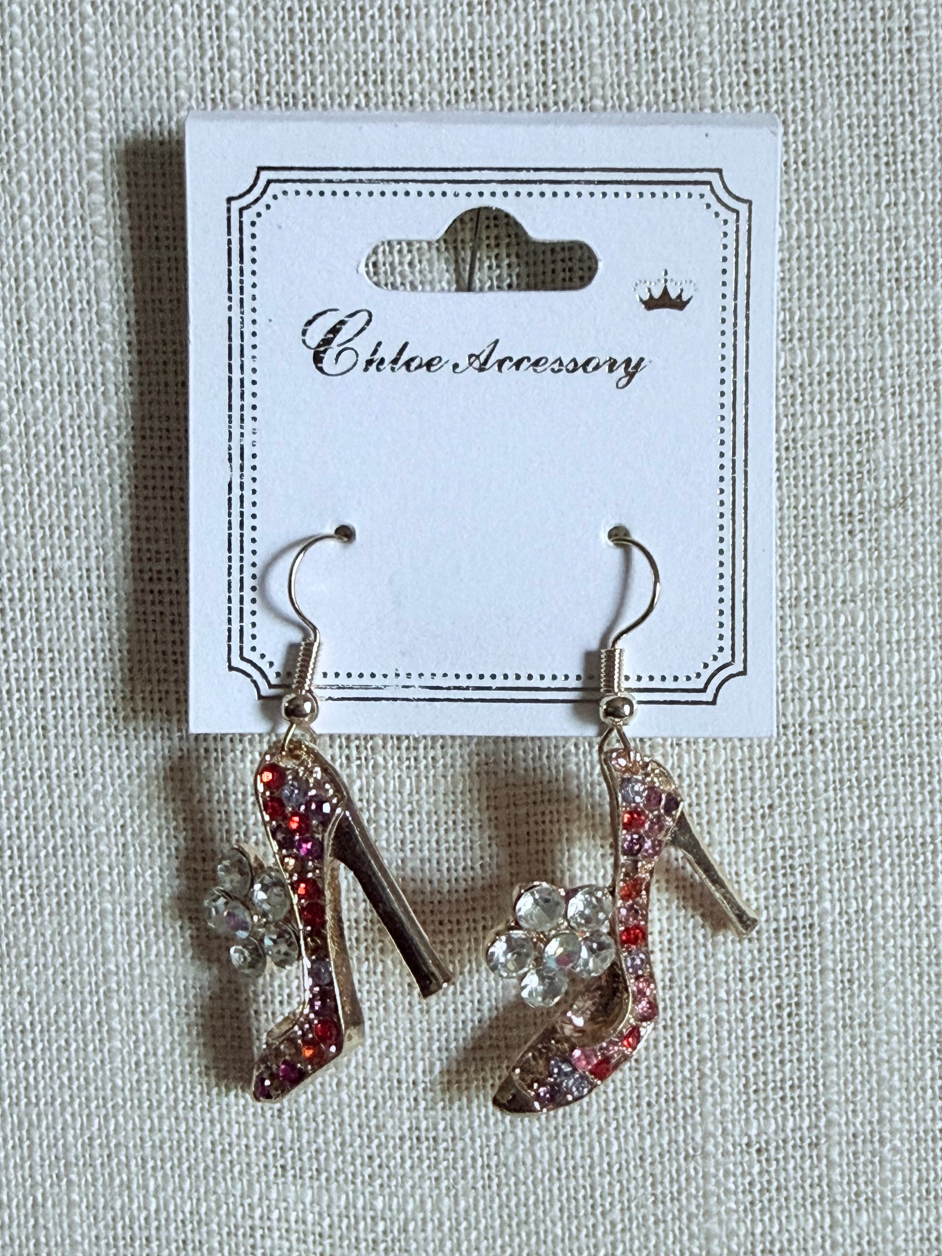 Bling High Heel Earrings - Various
