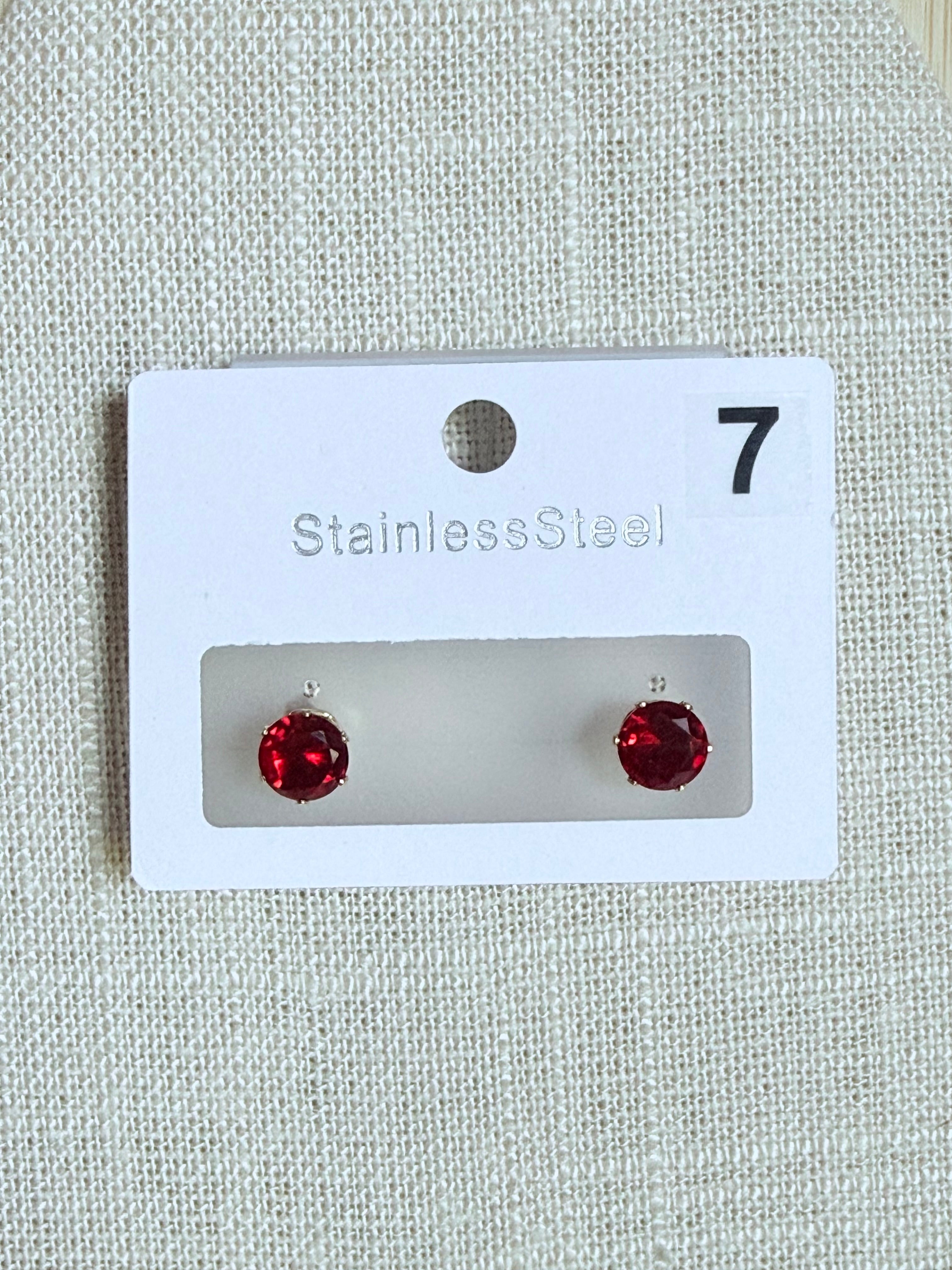 Stud Earrings - Stainless Steel