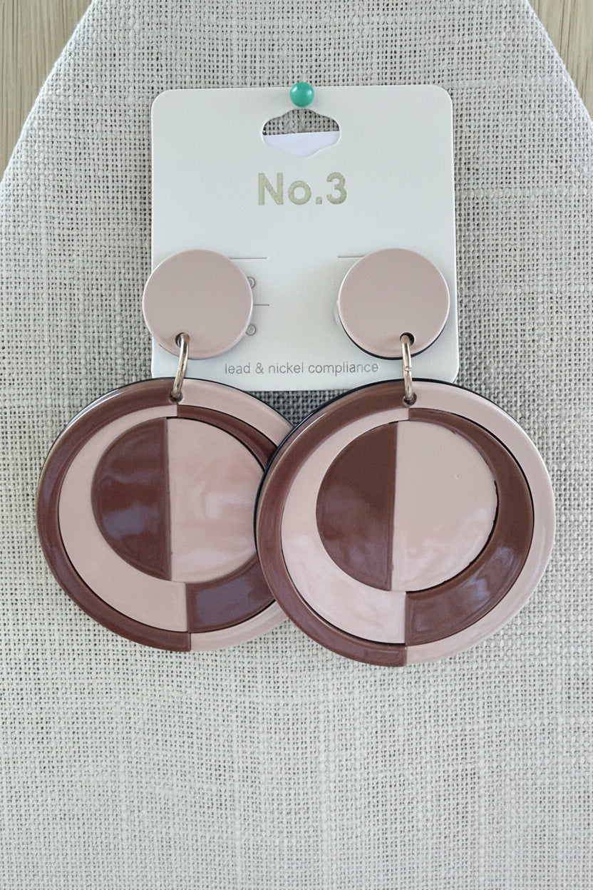 Funky Retro 70’s Style Earrings - Various Colors