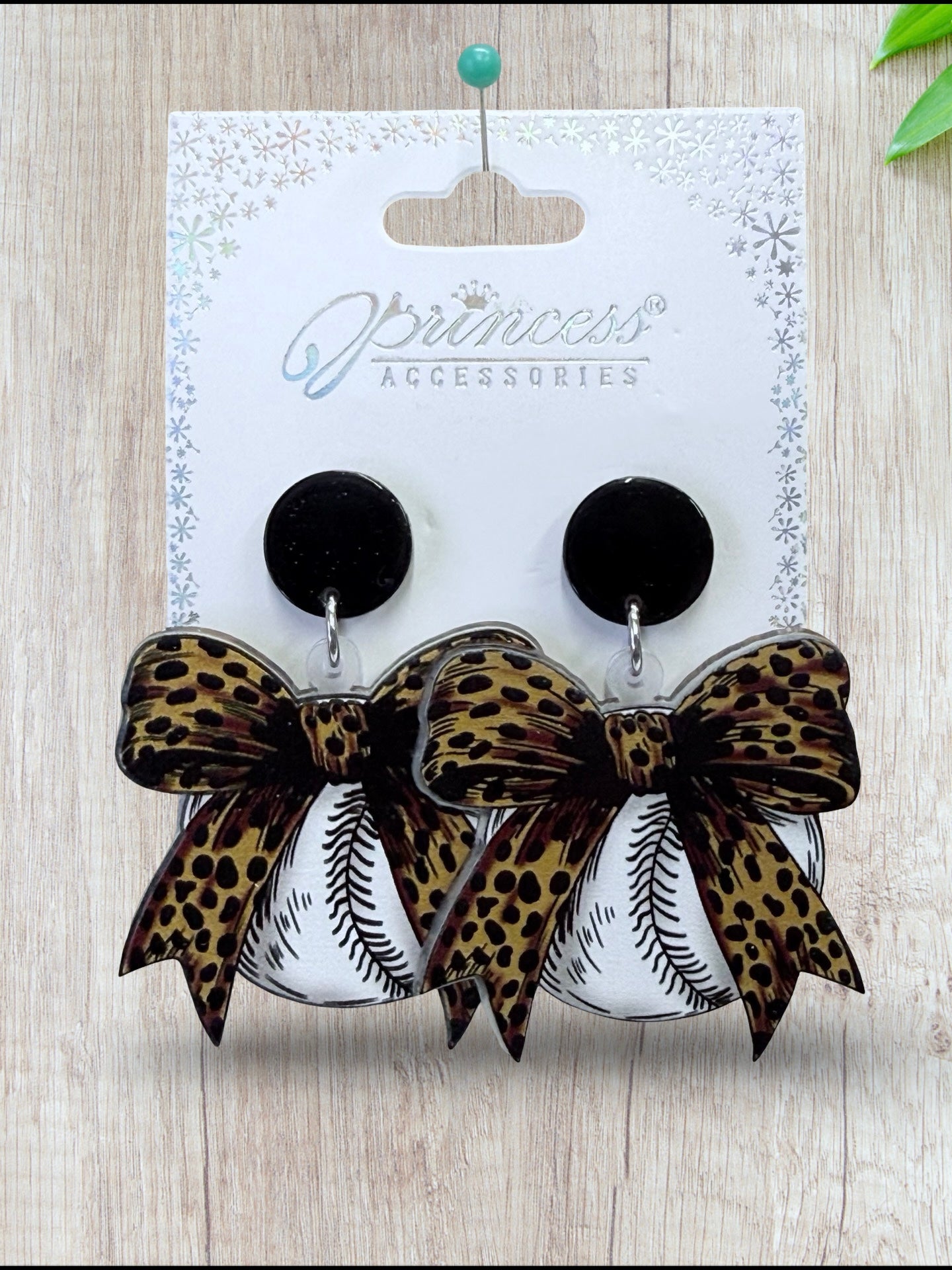 Acrylic Sports Earrings - 3 Designs