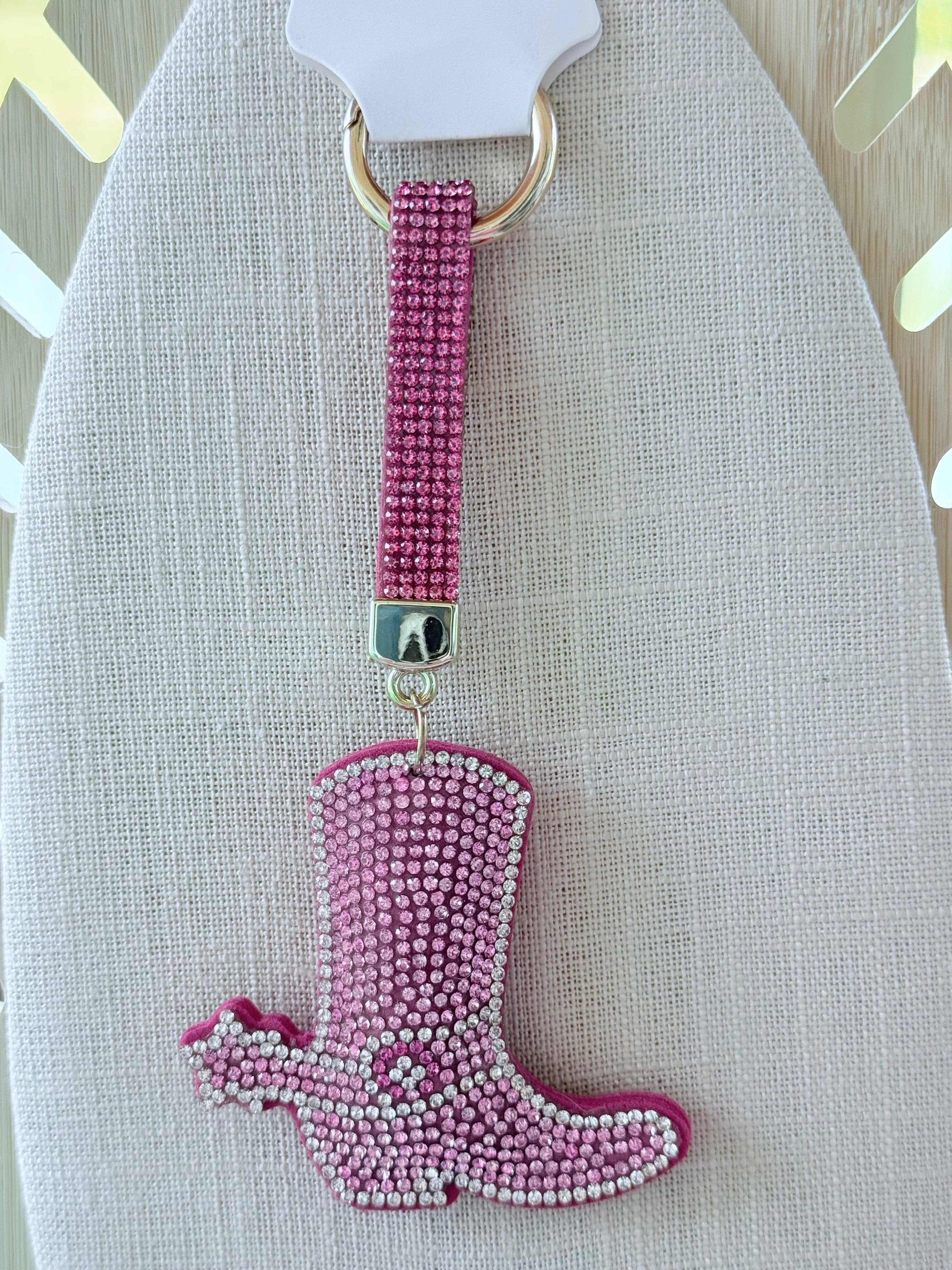 Bling Western Keychain / Bag Charm - 3 Styles