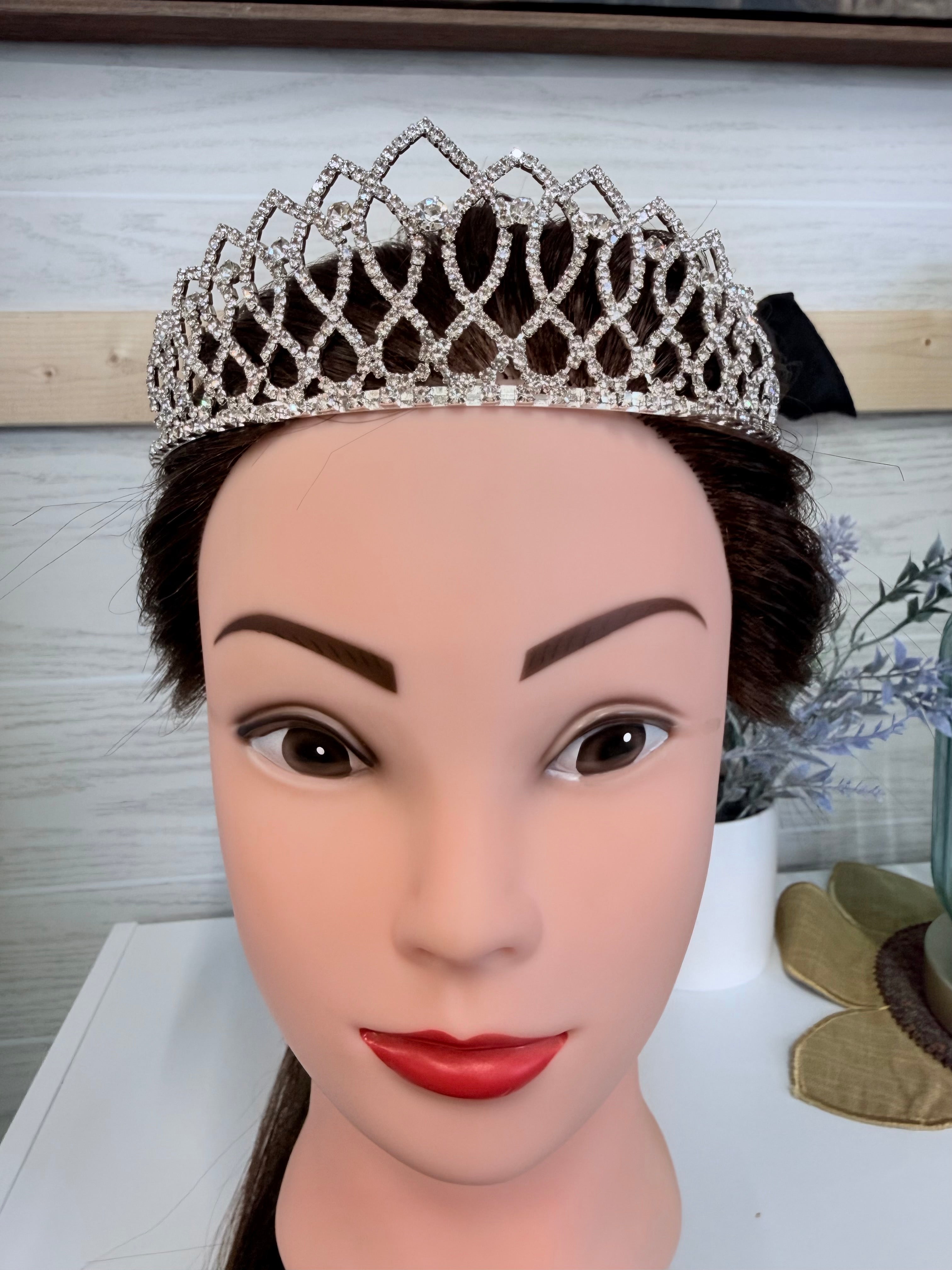 Royal Sparkle Statement Tiara - 2 Styles