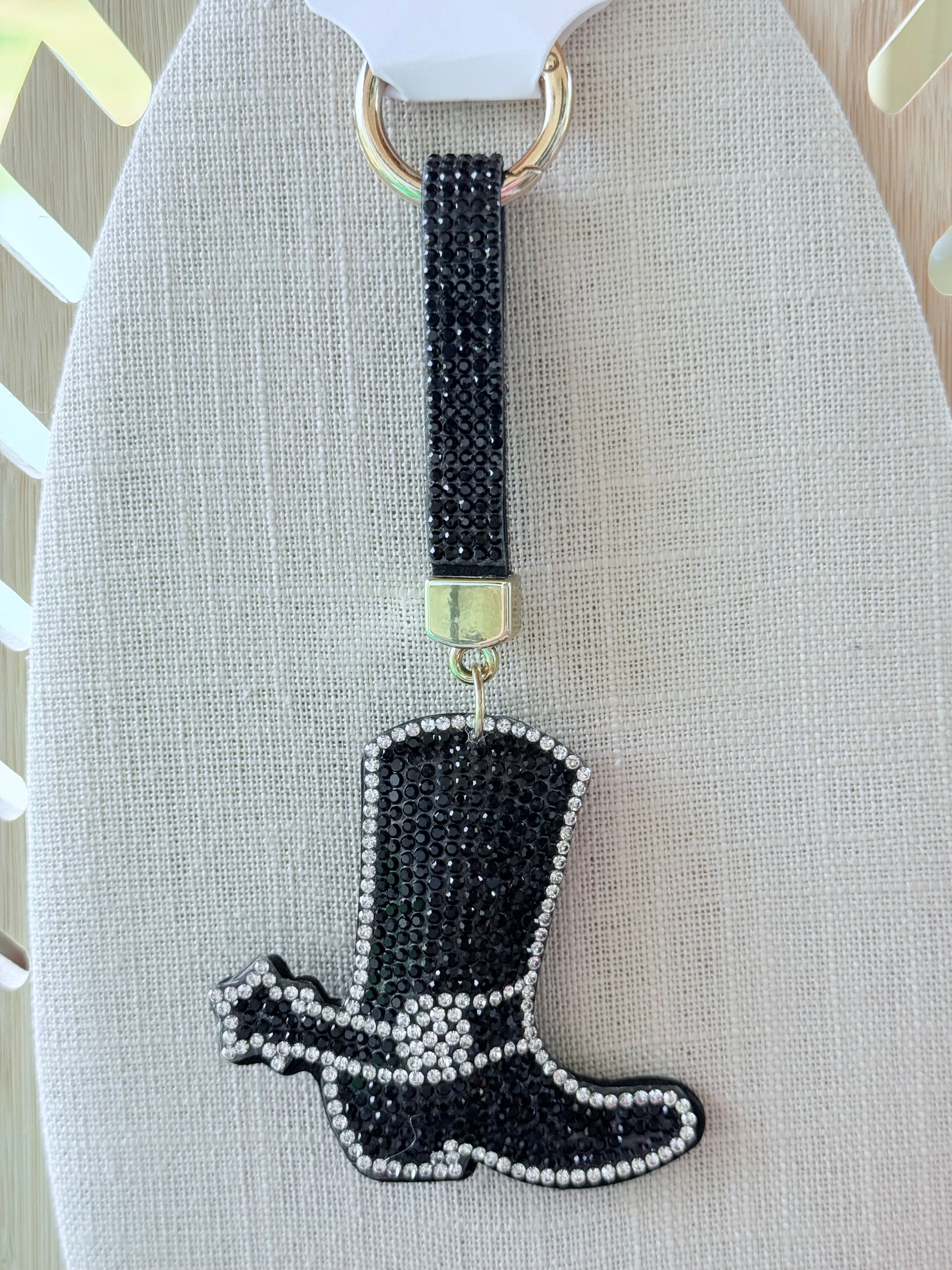 Bling Western Keychain / Bag Charm - 3 Styles