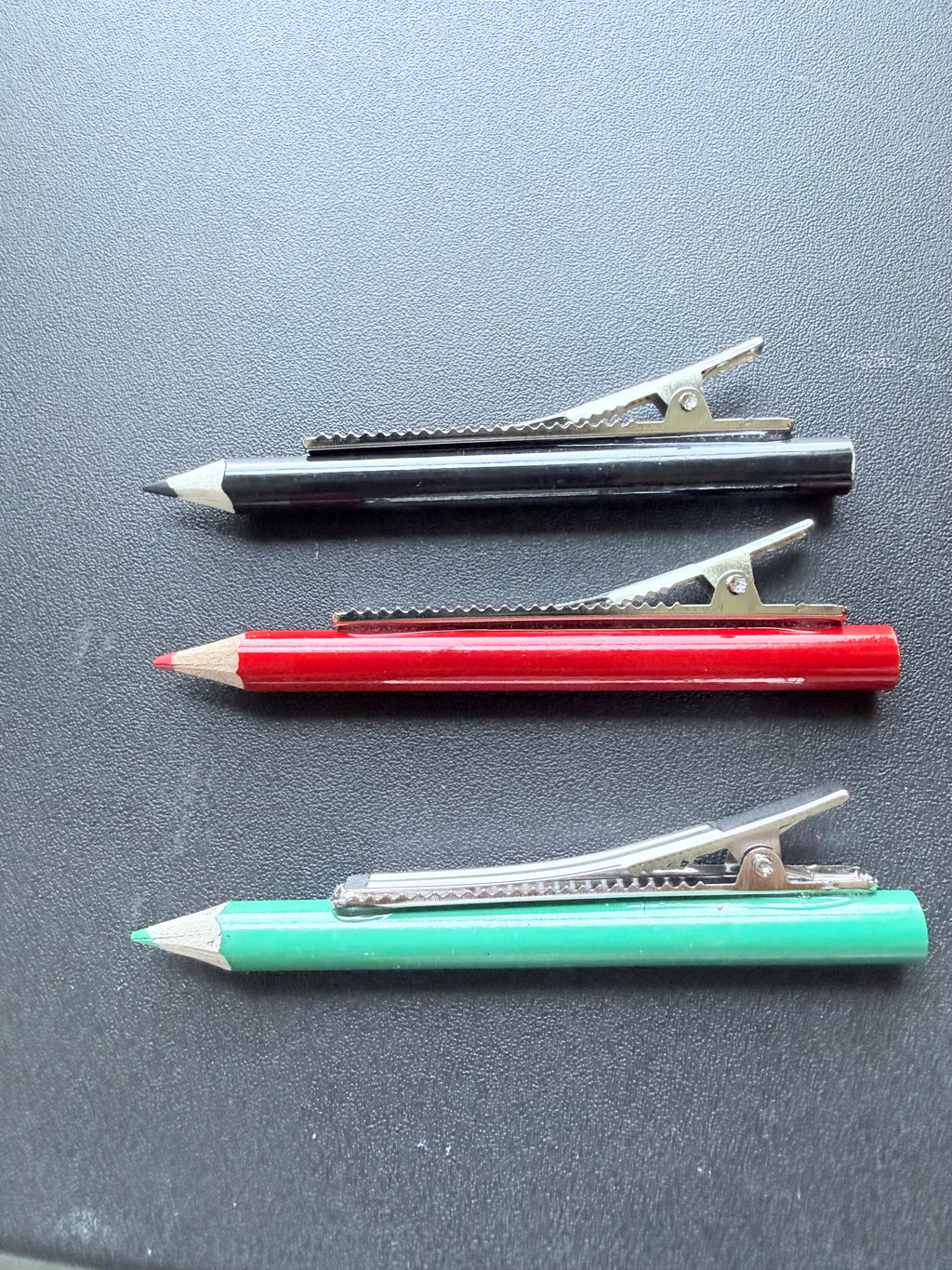 Colored Pencil Hair Clip Sets