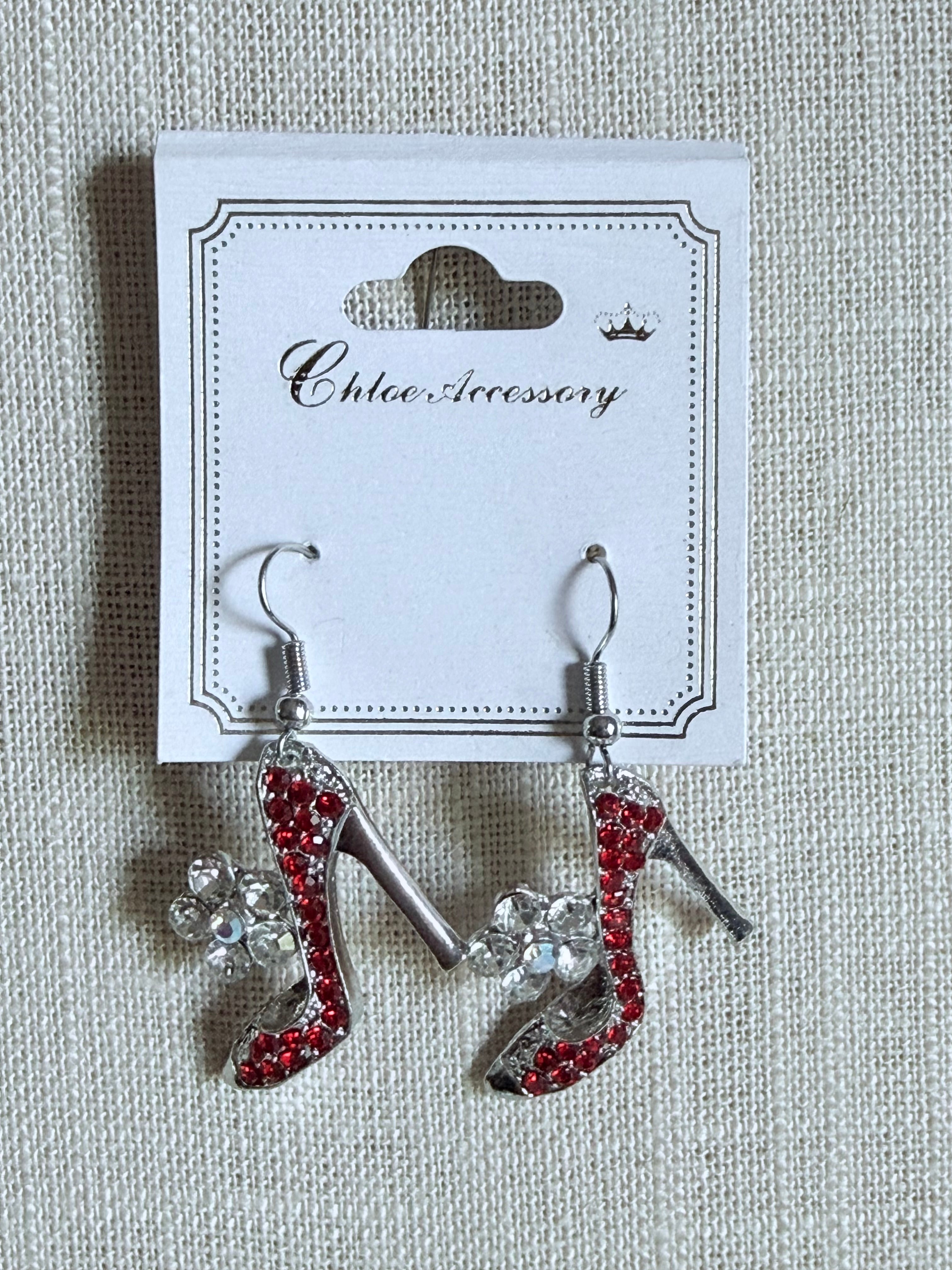 Bling High Heel Earrings - Various