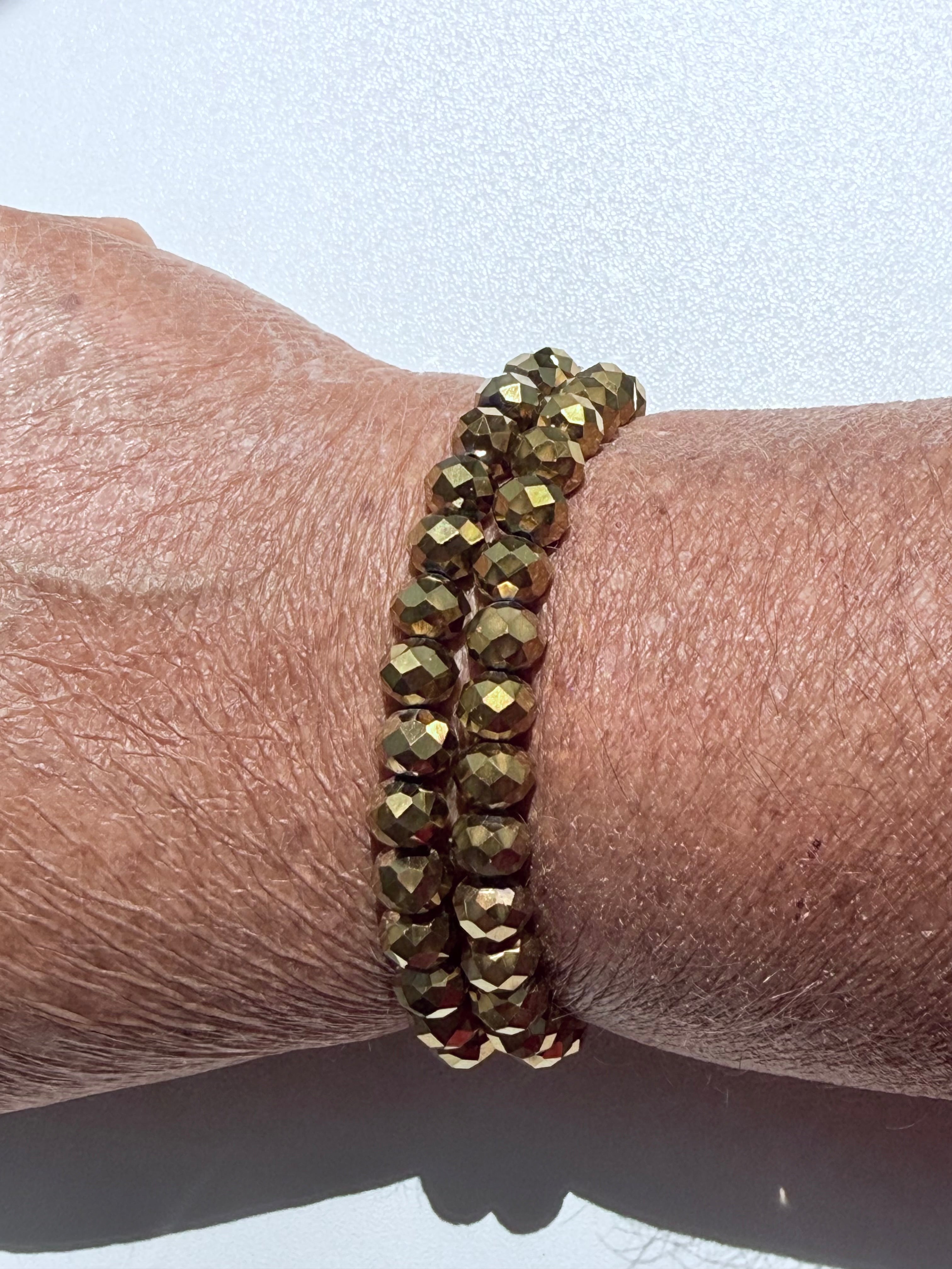 Double Strand Stretchy Bracelet- Various Colors