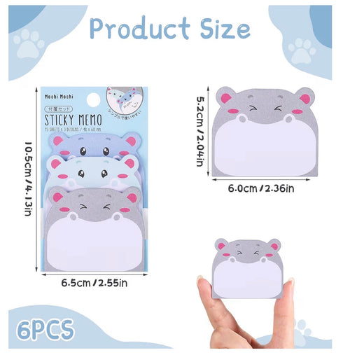 Animal Sticky Notes - Set of 3