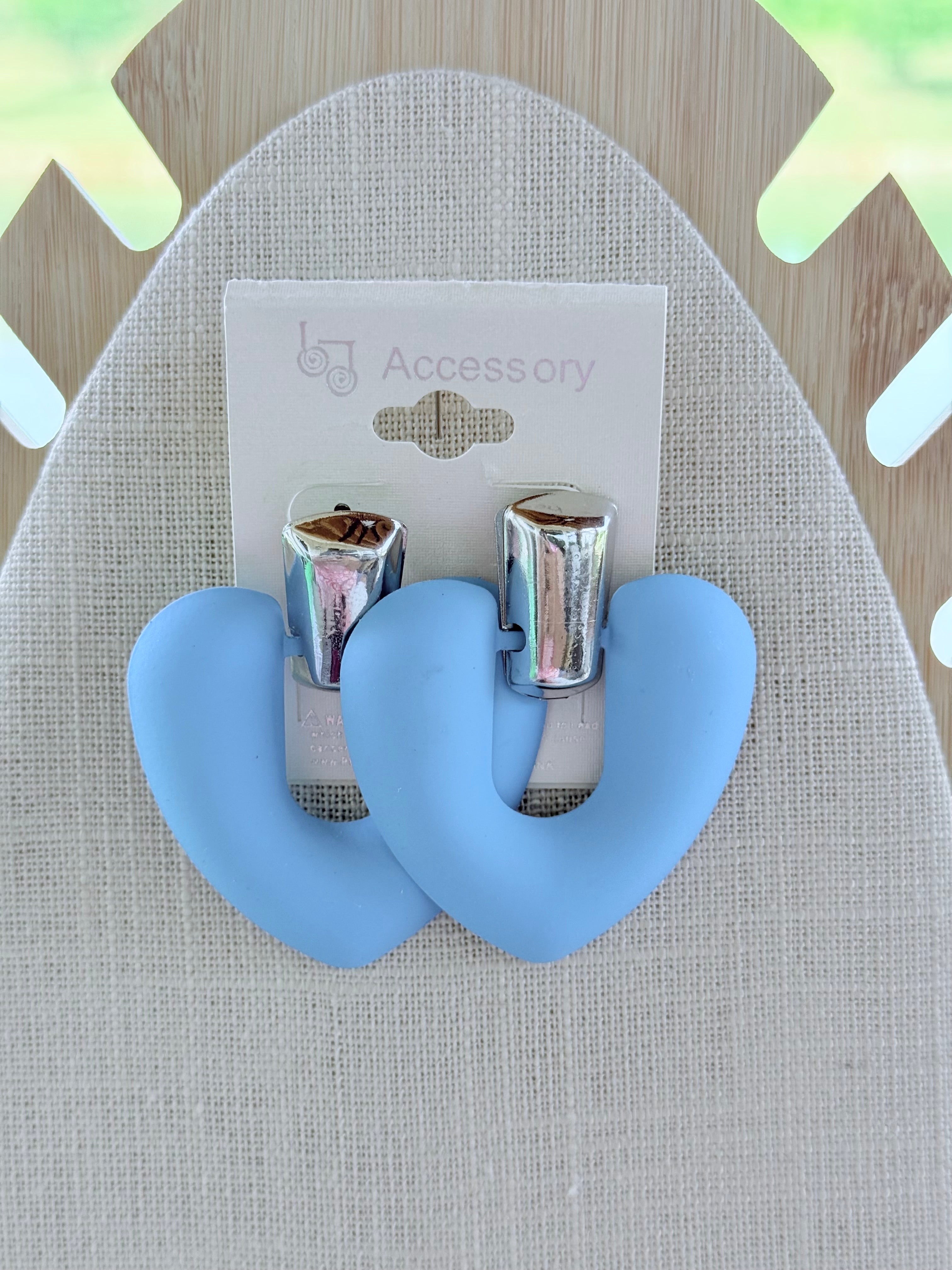 Fun Large Matte Earrings - Various Colors