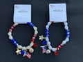 Patriotic Flag Stretchy Bracelet