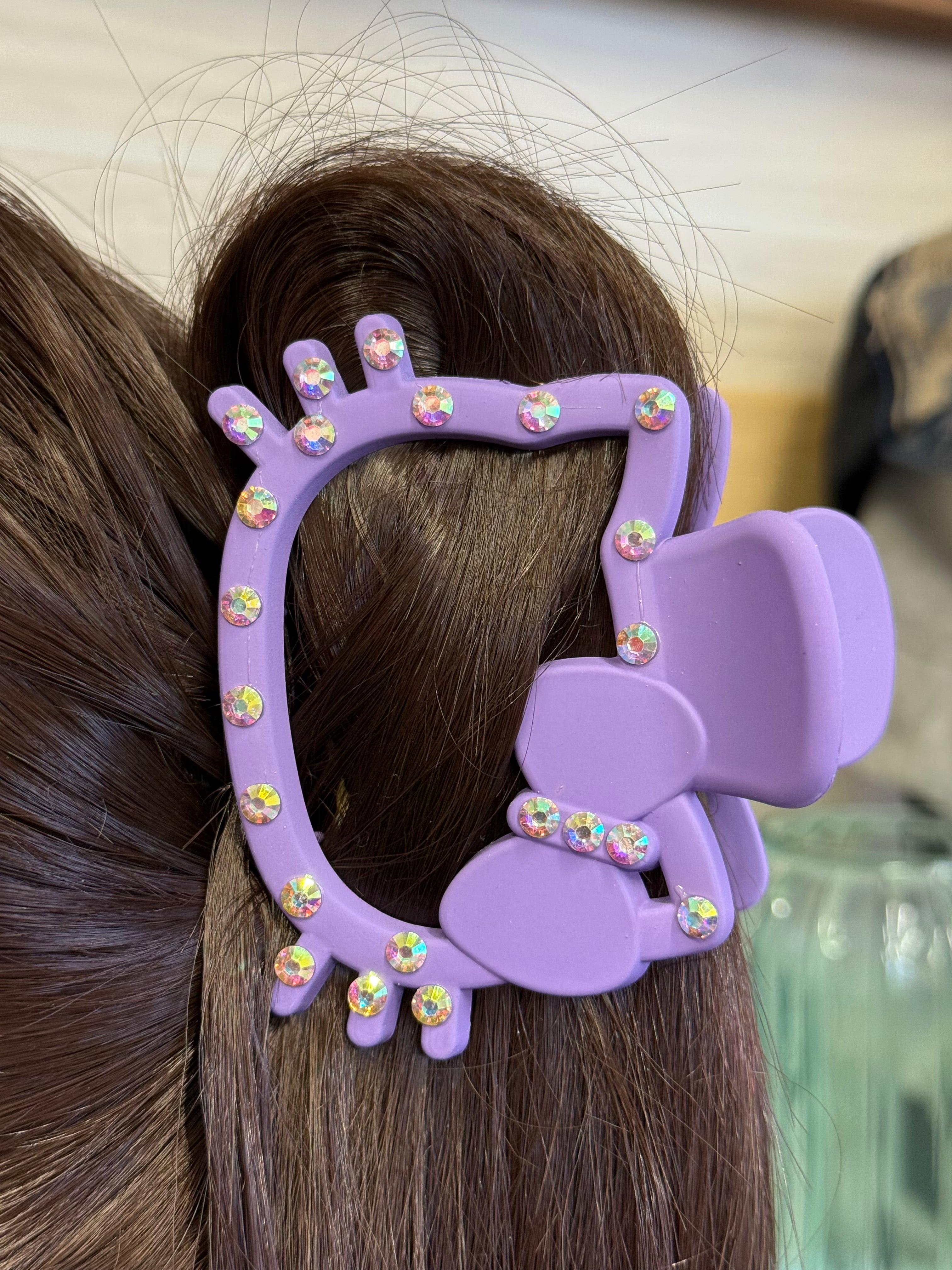 Hello Kitty Bling Hair Claw - Various Colors