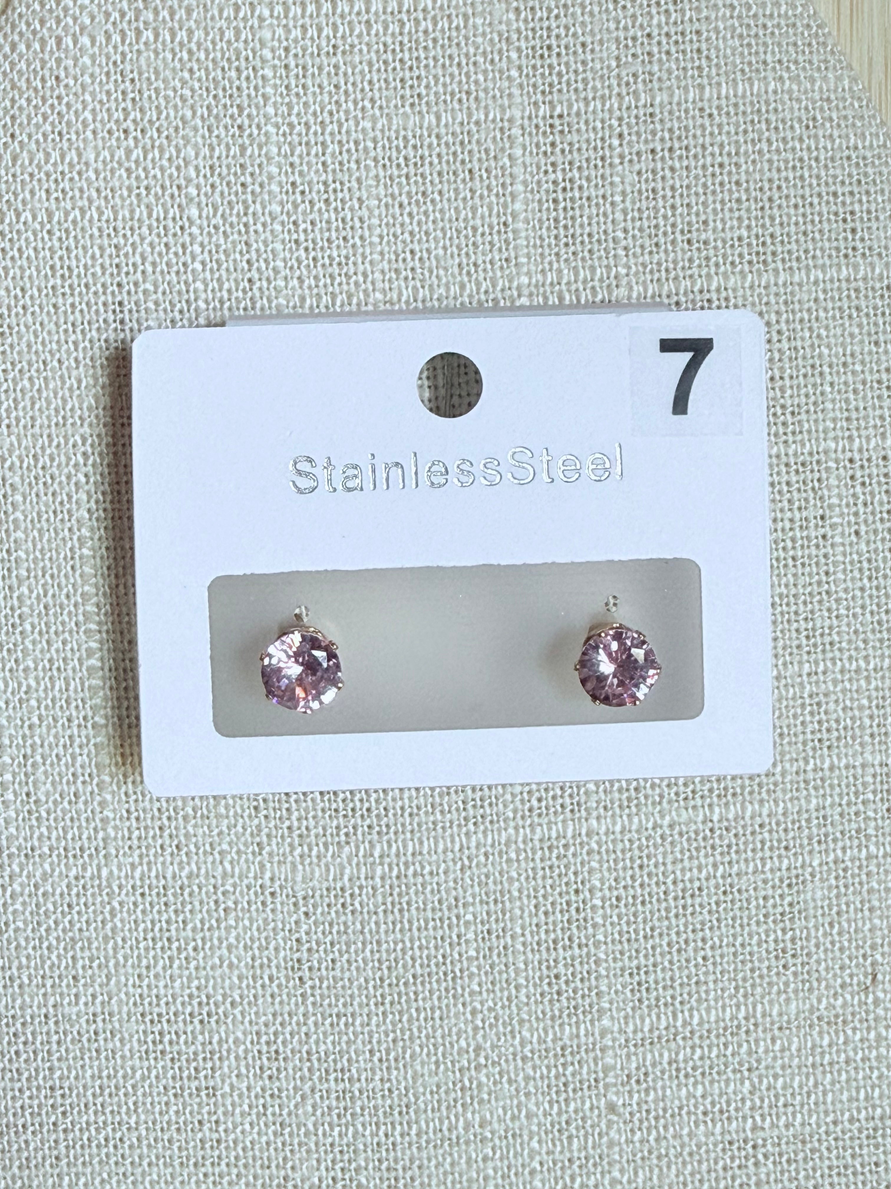 Stud Earrings - Stainless Steel