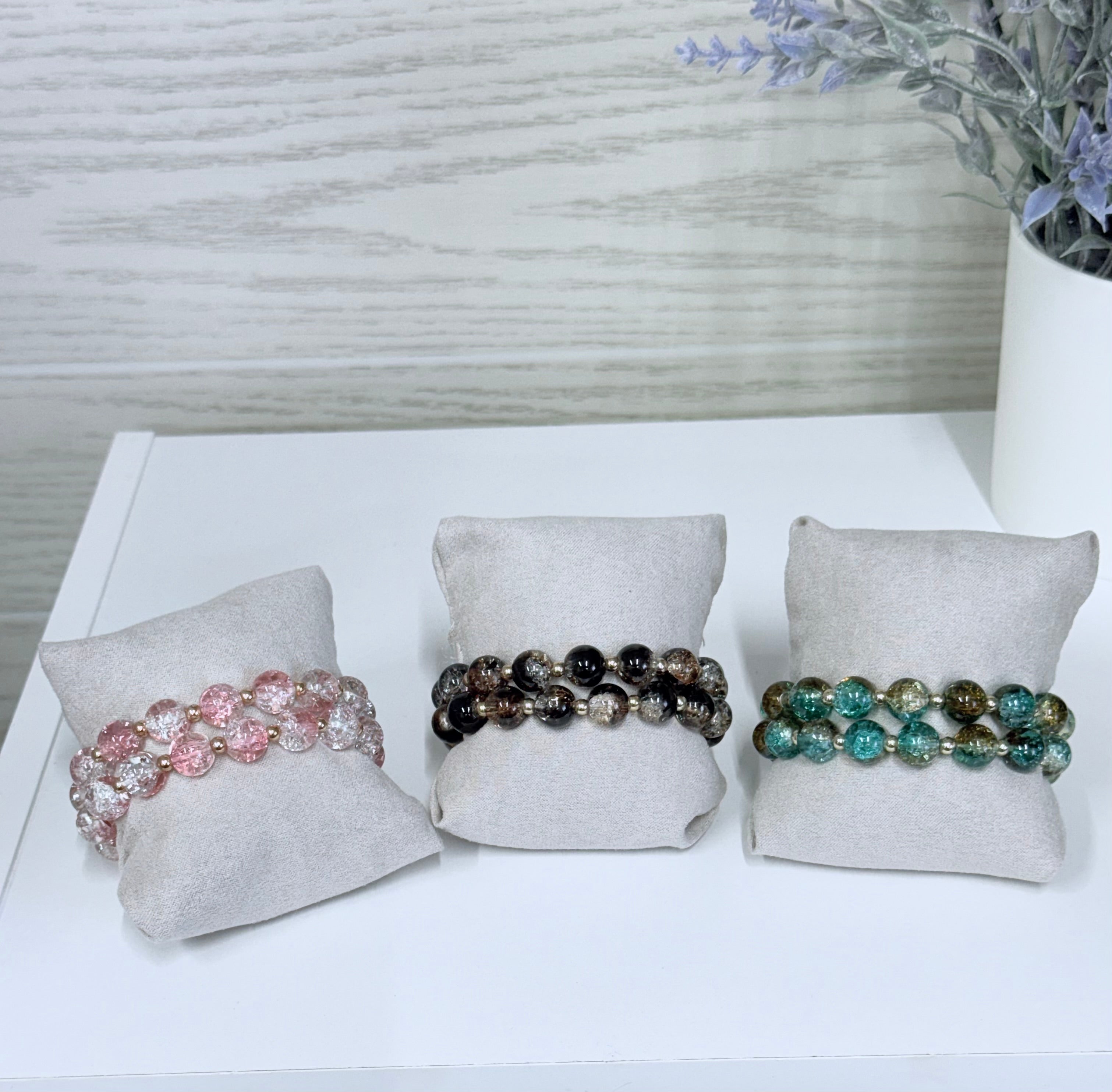 Marble Double Stretch Bracelet - 3 Colors