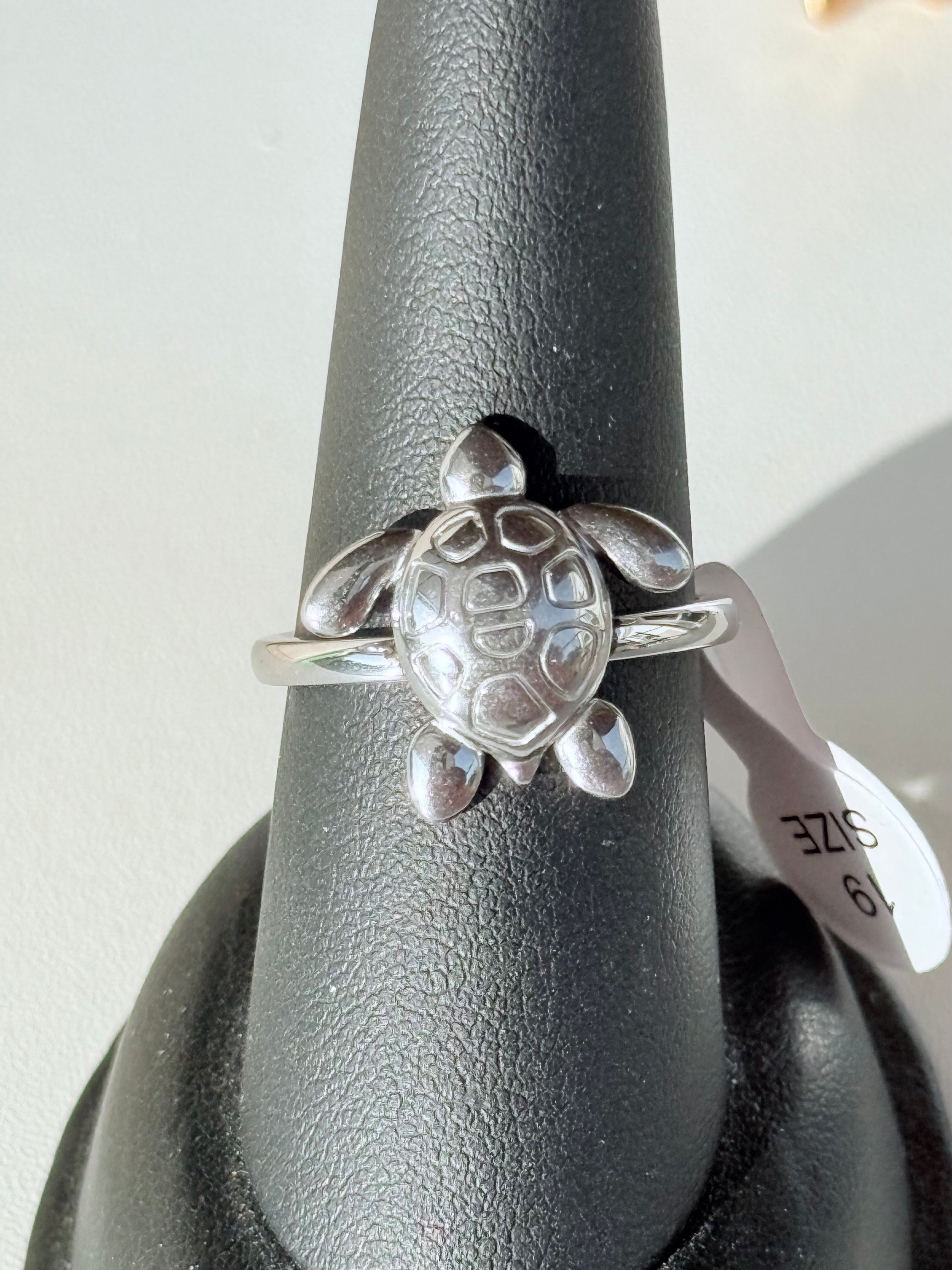 Turtle Ring - Stainless Steel