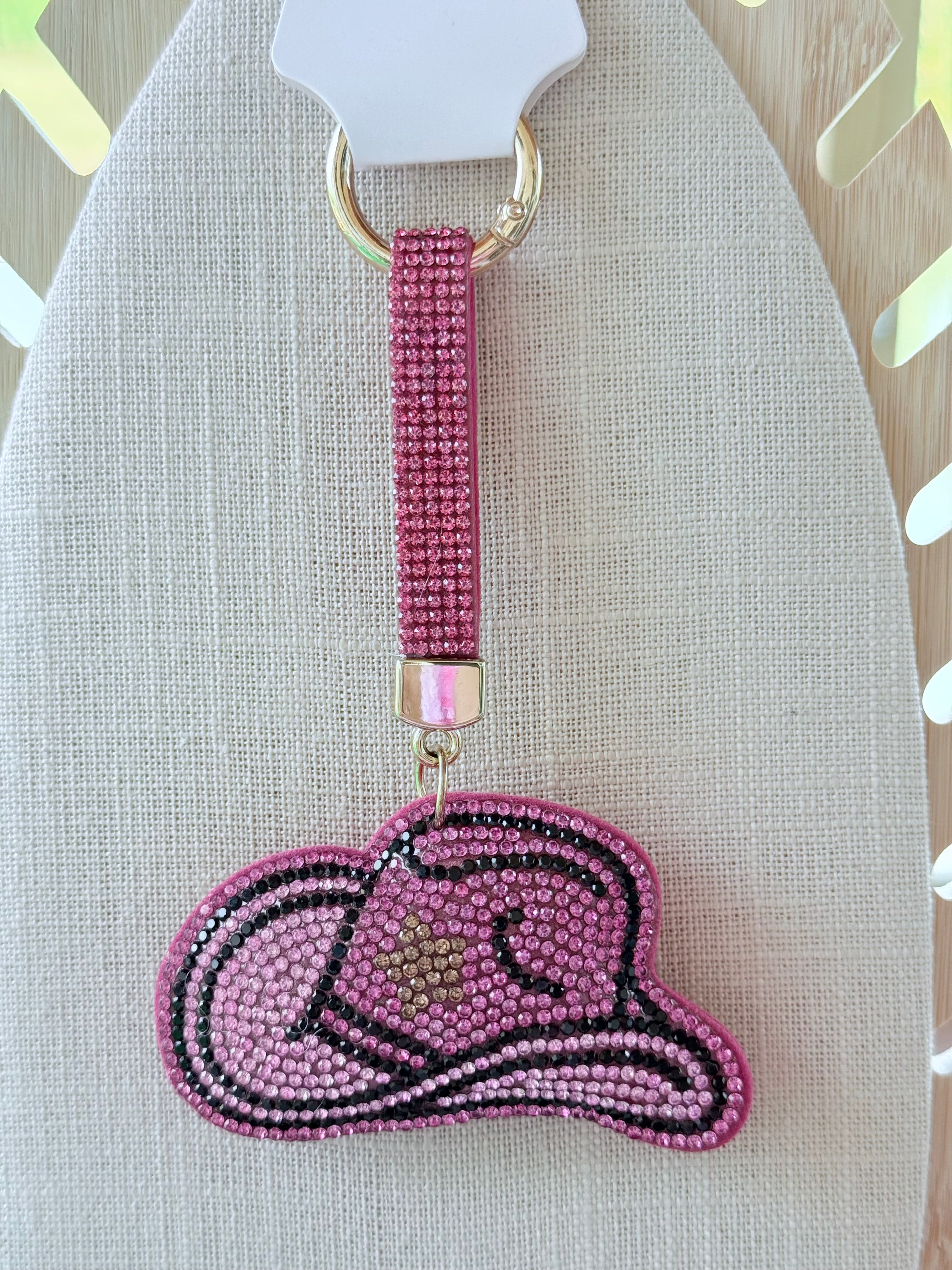 Bling Western Keychain / Bag Charm - 3 Styles