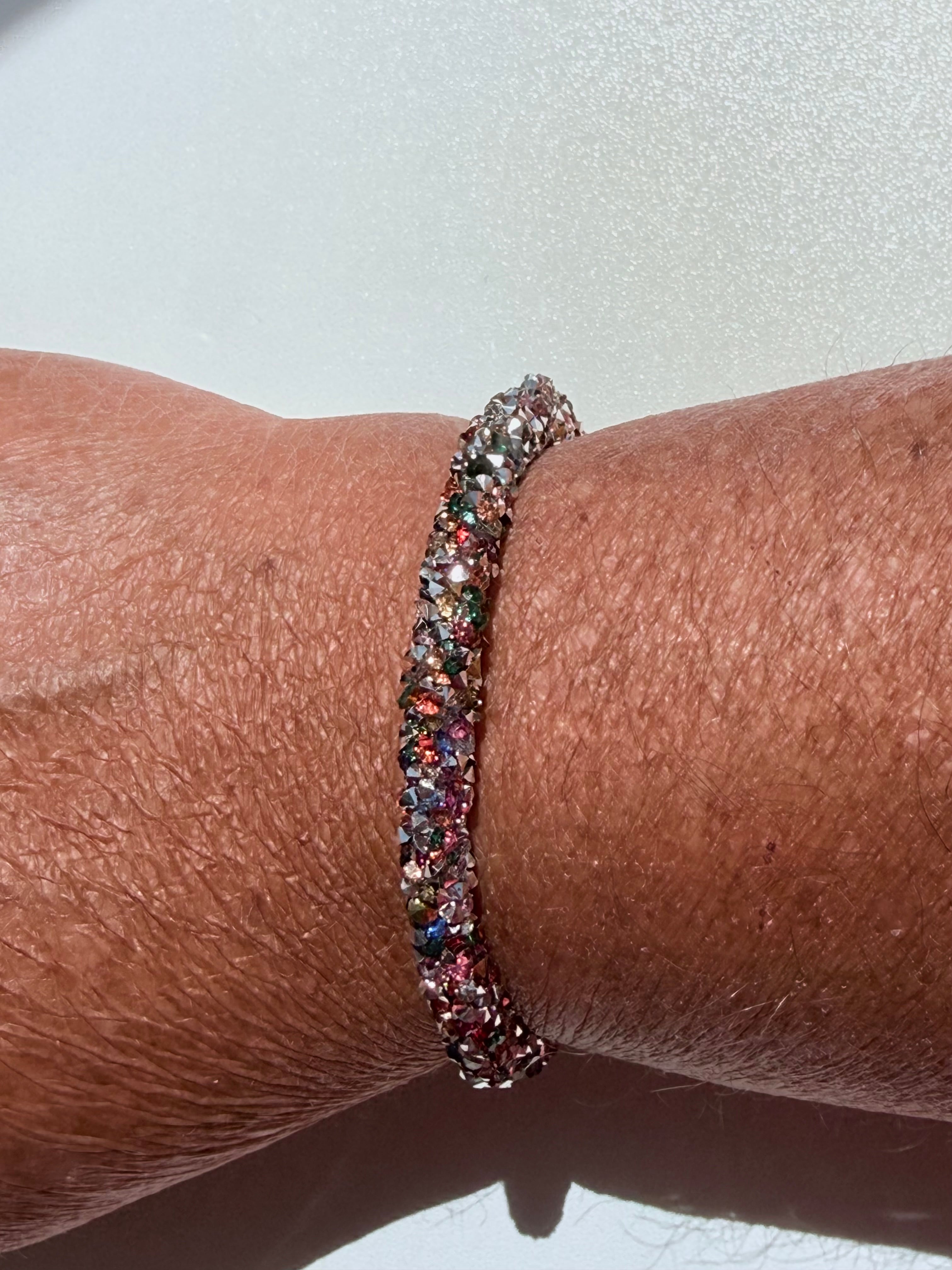 Crystal Coil Bracelets - Various Colors