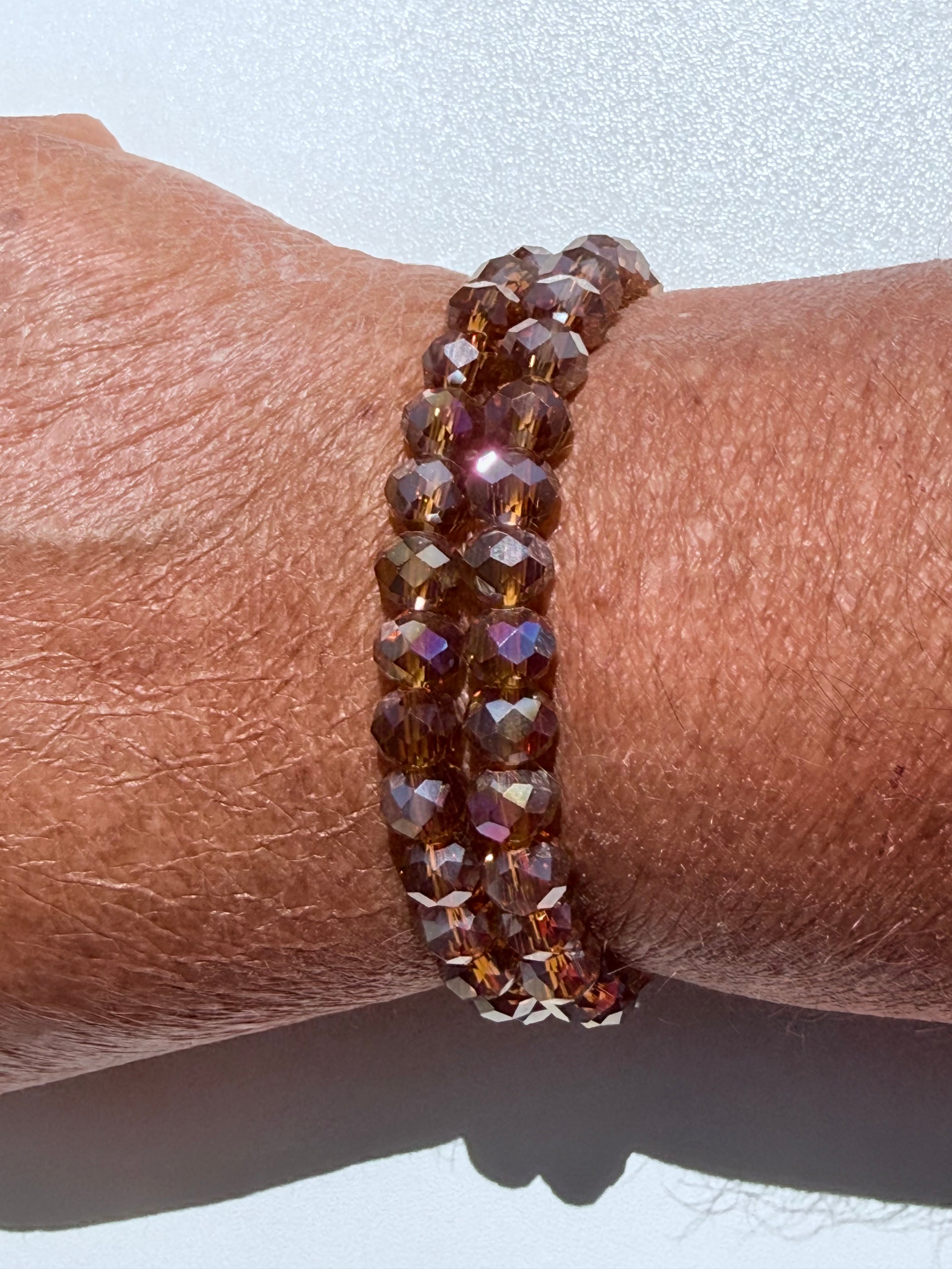 Double Strand Stretchy Bracelet- Various Colors