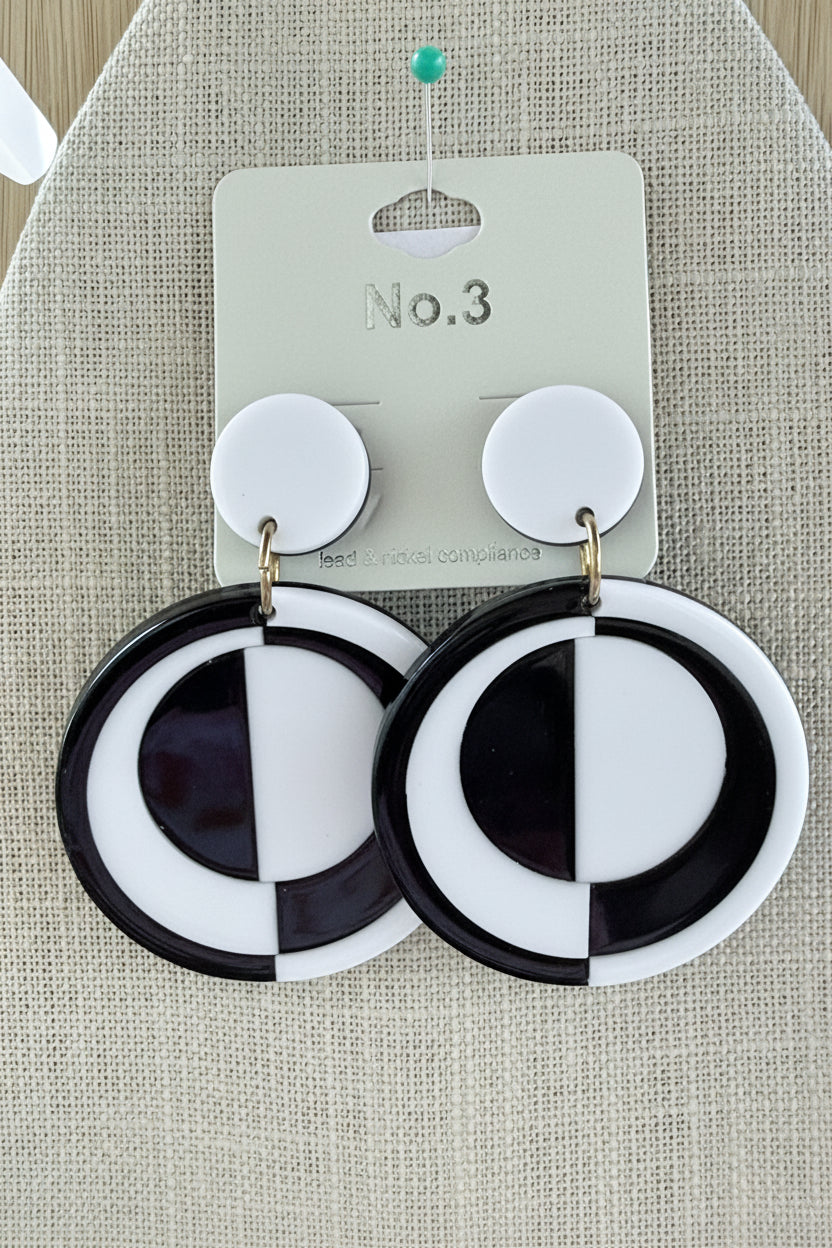 Funky Retro 70’s Style Earrings - Various Colors