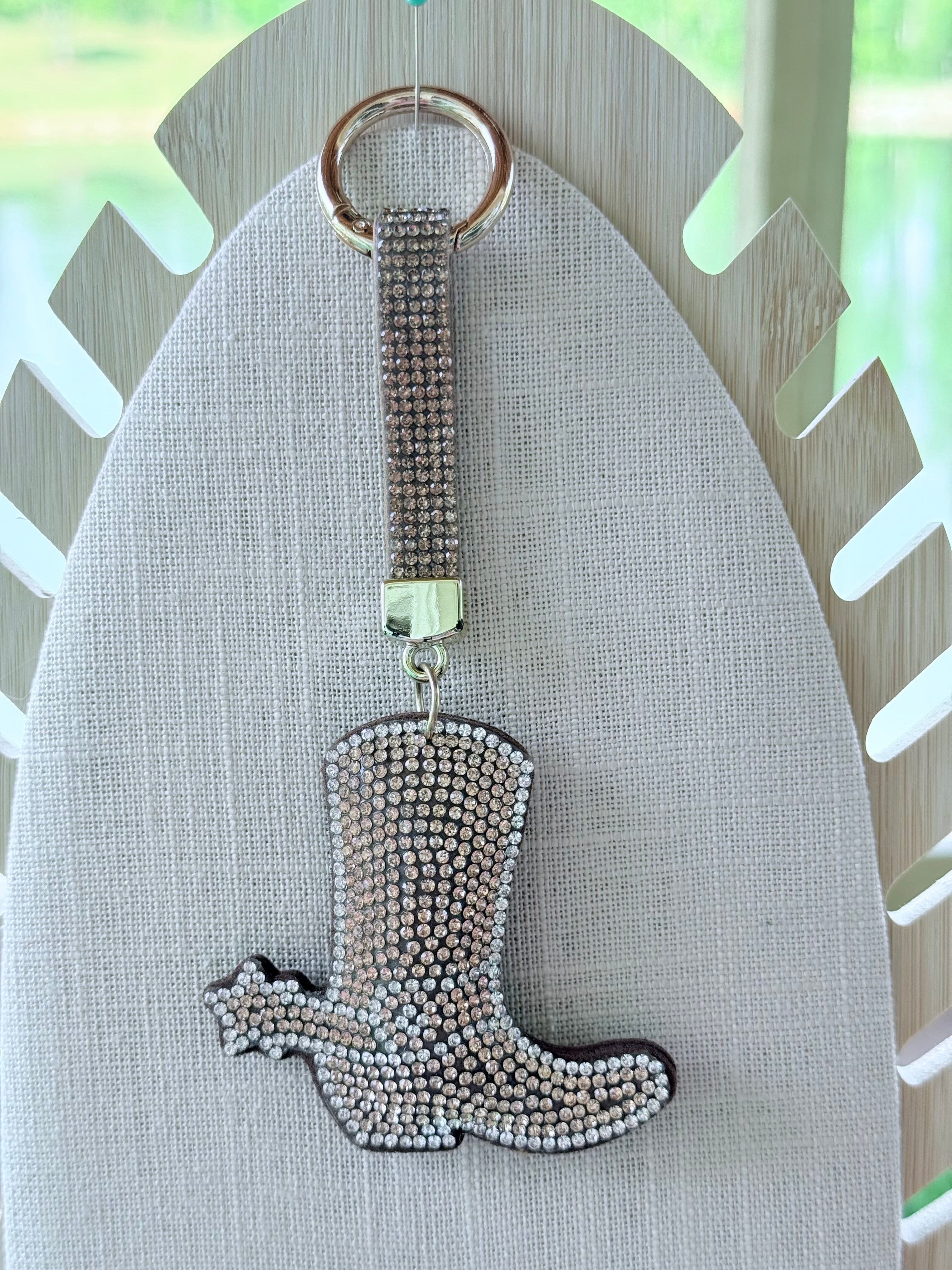 Bling Western Keychain / Bag Charm - 3 Styles