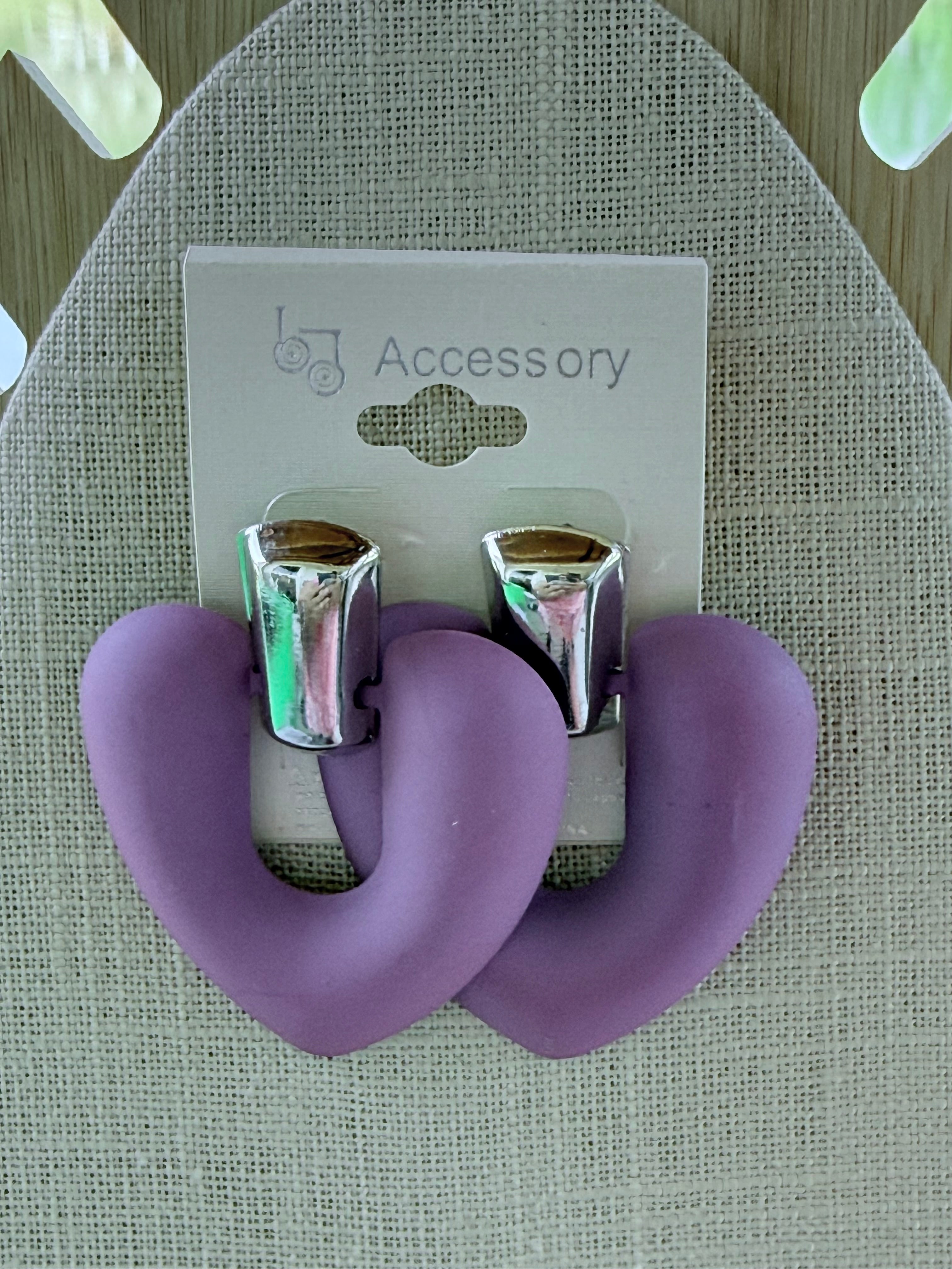 Fun Large Matte Earrings - Various Colors