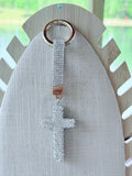 Bling 3D Cross Keychain / Bag Charm