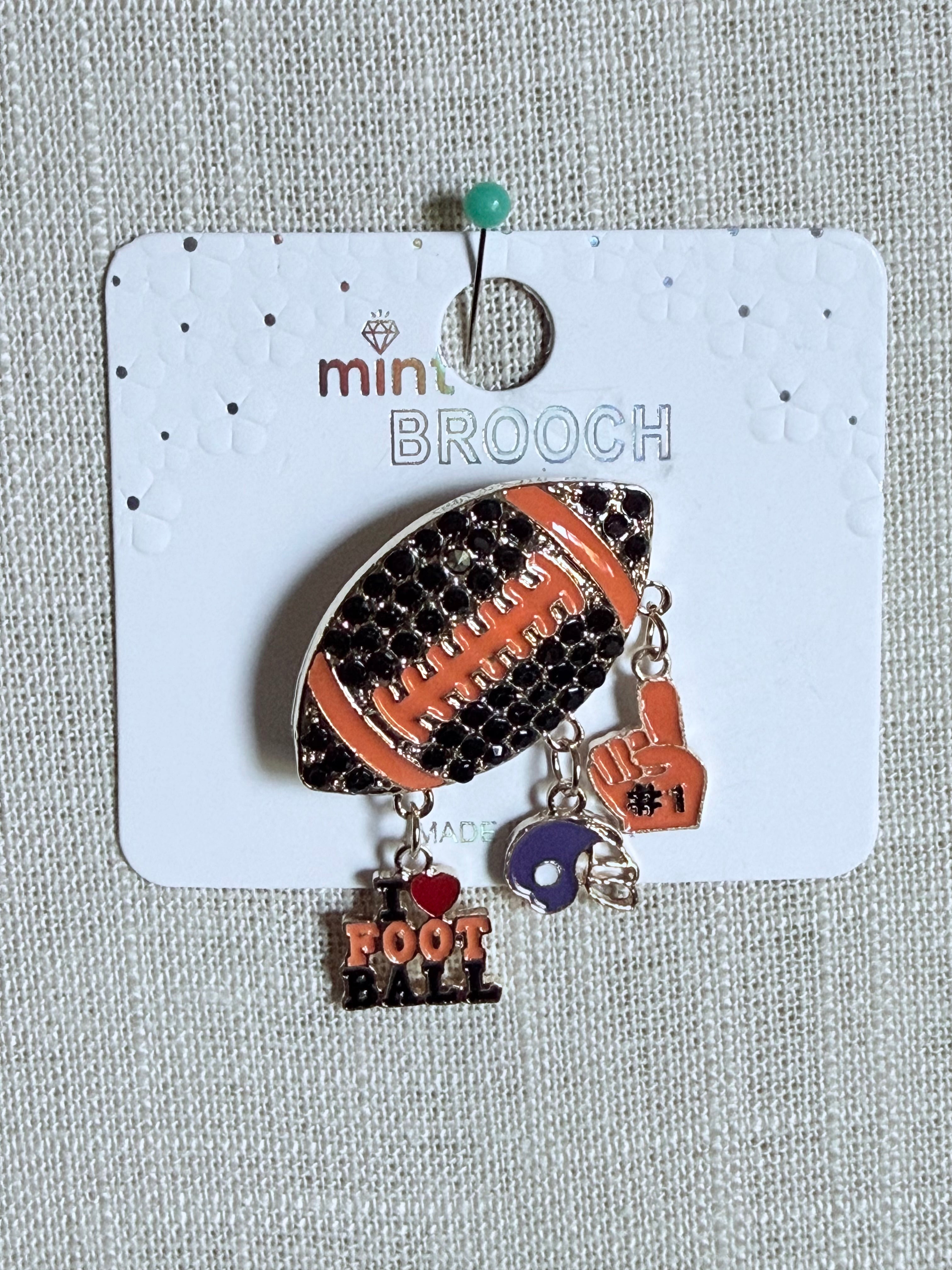Football Brooches - Various