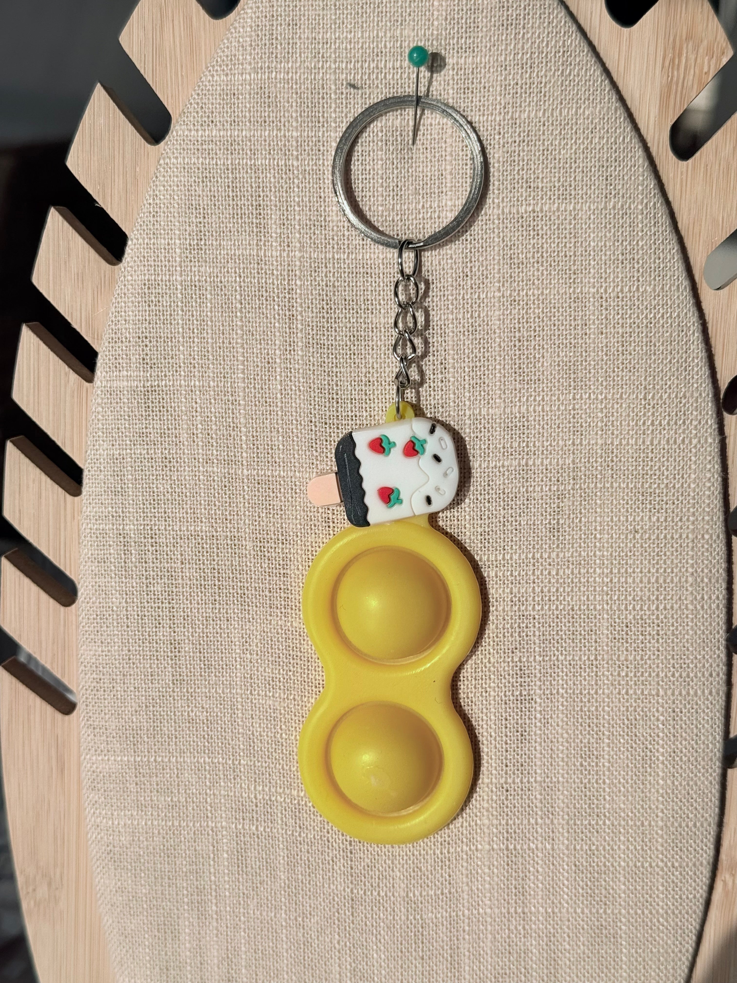 Fidget Popper Keychains