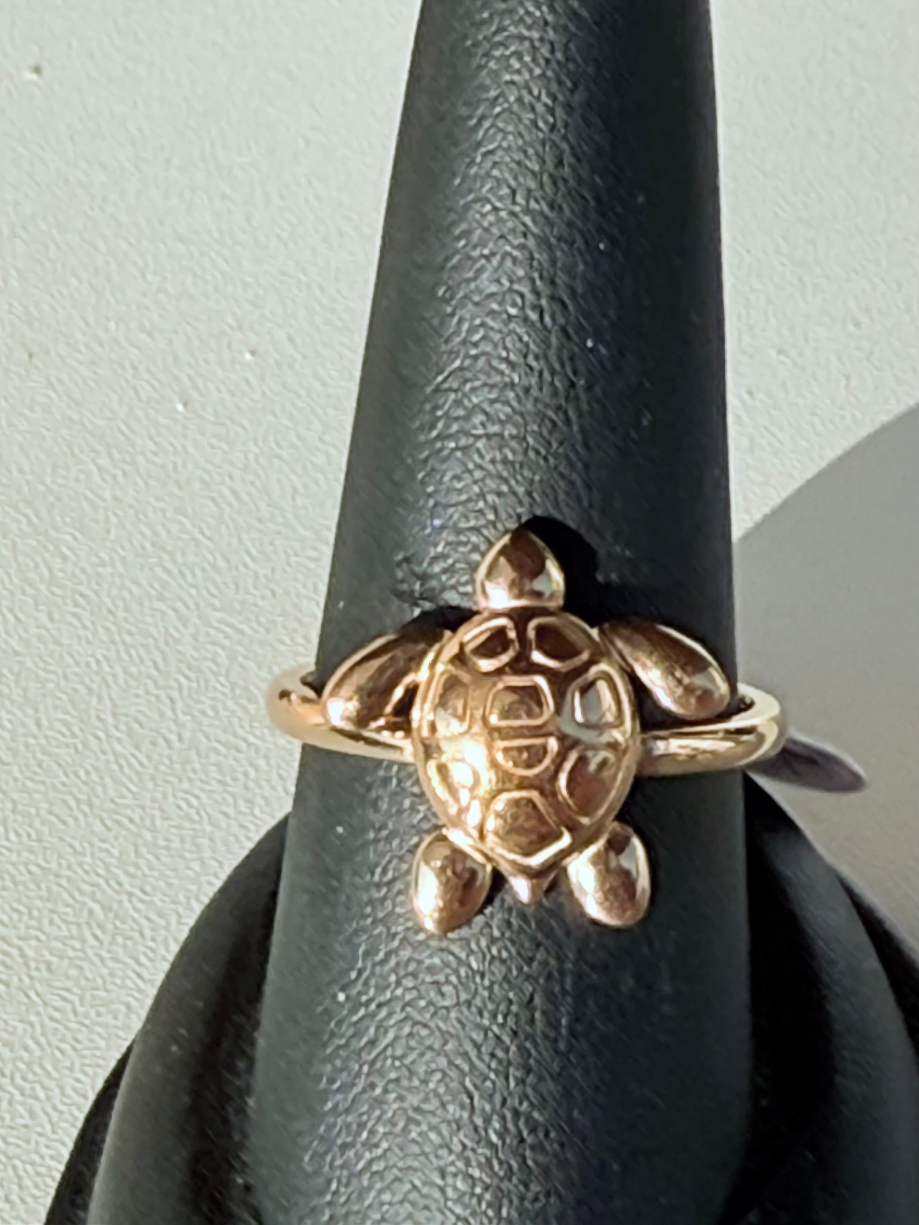 Turtle Ring - Stainless Steel