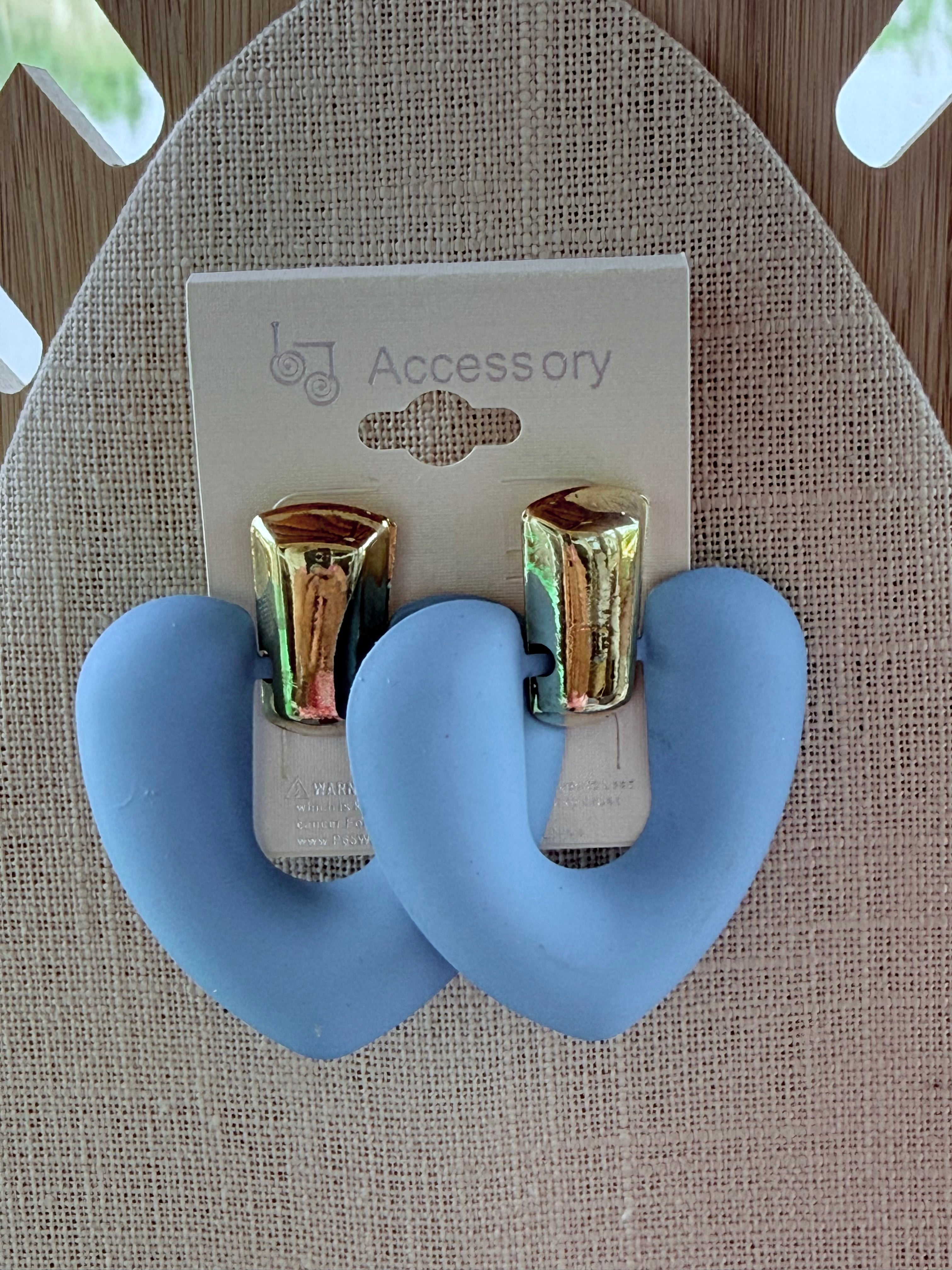 Fun Large Matte Earrings - Various Colors