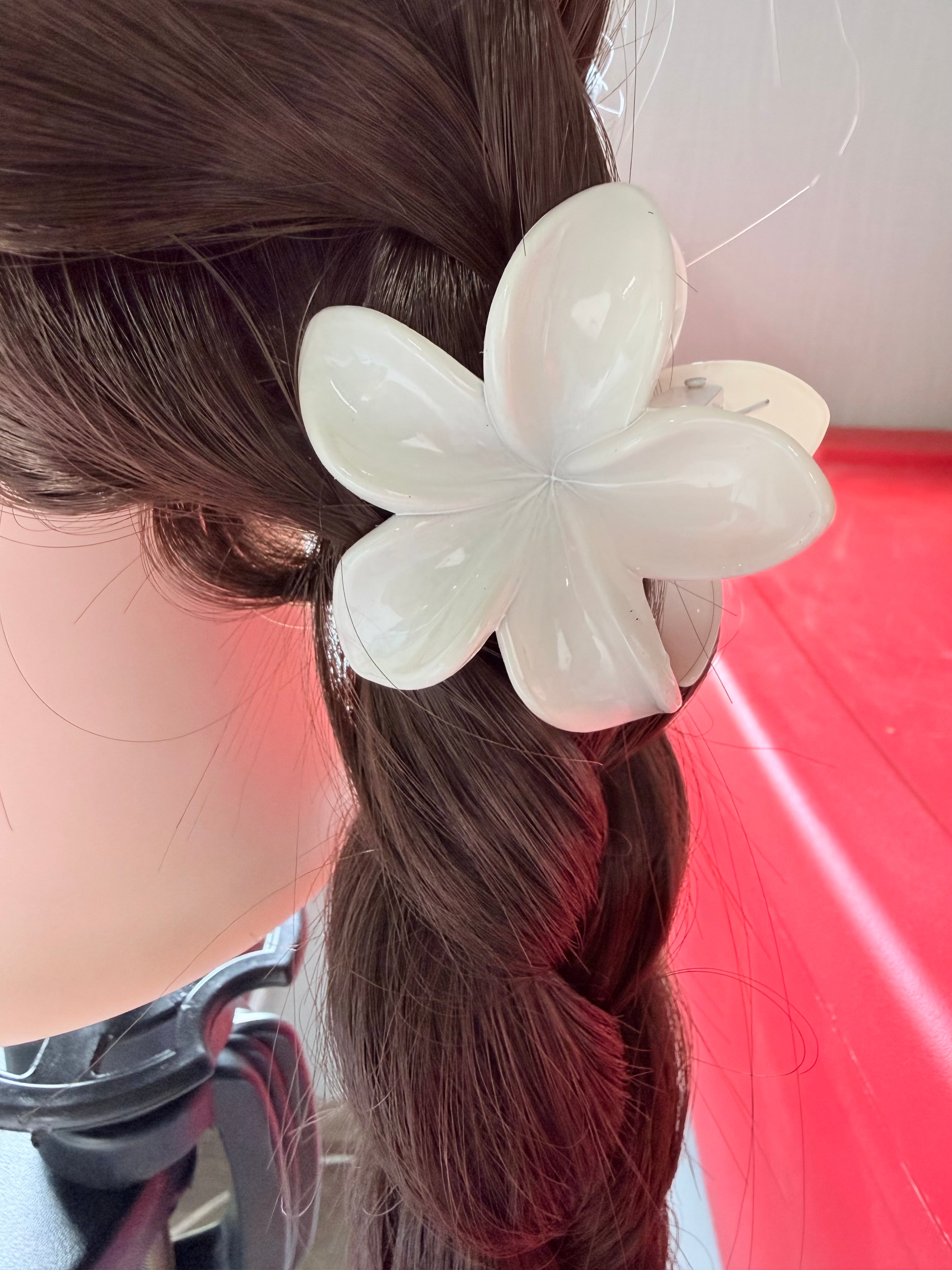 Flower Hair Clips - Three Pieces