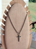 Unisex Cross Necklace - Stainless Steel