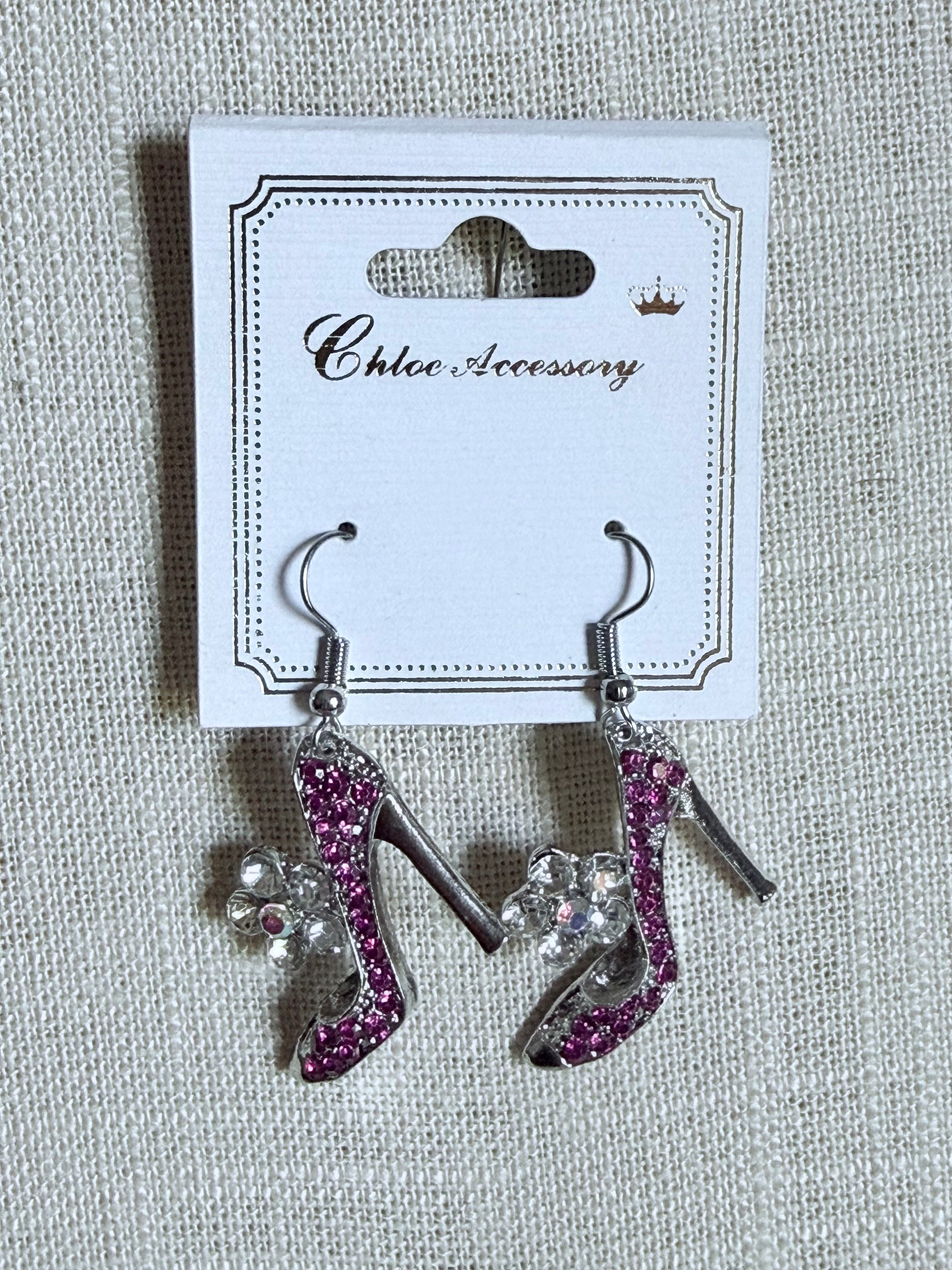 Bling High Heel Earrings - Various