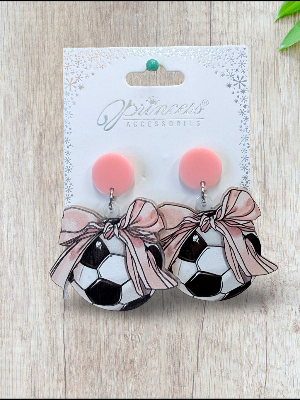 Acrylic Sports Earrings - 3 Designs