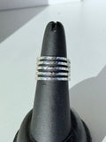 Adjustable Multi Strand Ring - Stainless Steel
