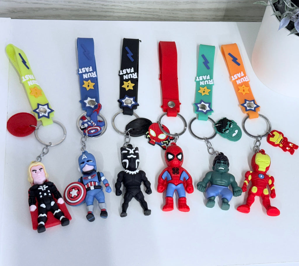 Marvel Silicone Keychain - Various
