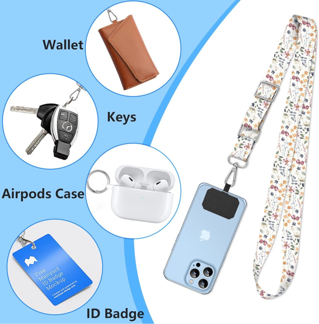 Cell Phone Lanyard Crossbody