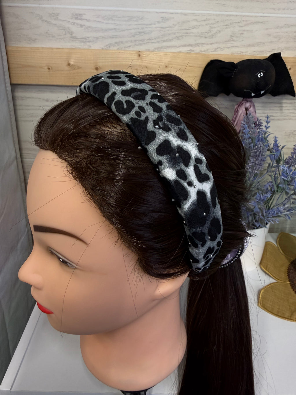 Wild & Sparkly Bling Leopard Headband – Multiple Colors