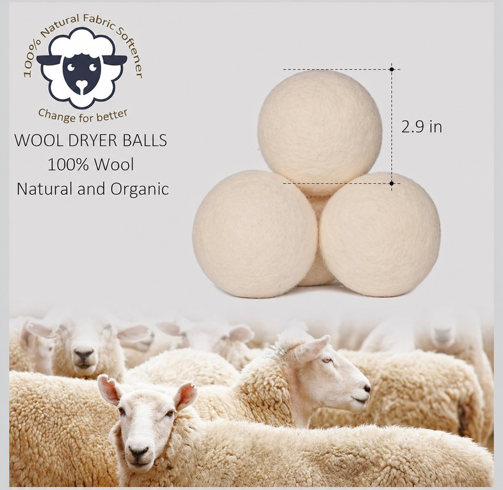 3 Wool Dryer Balls