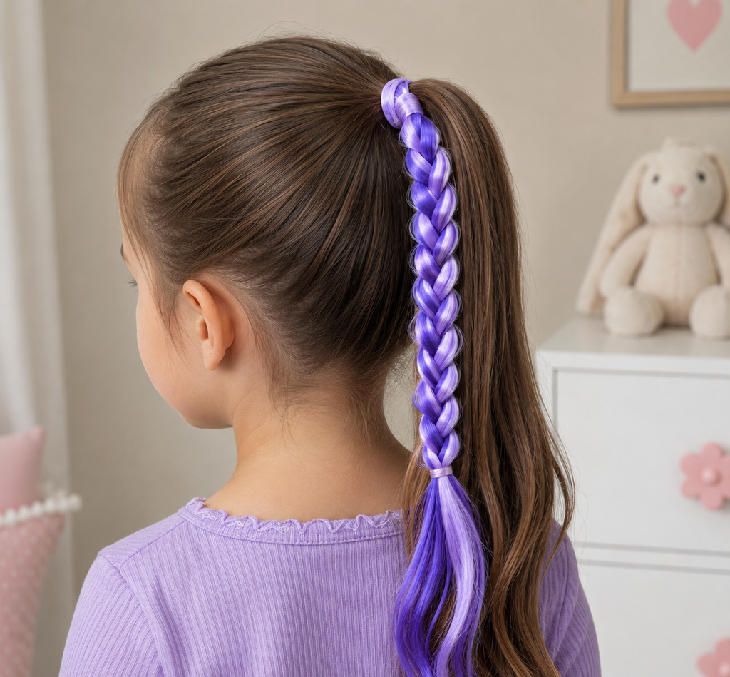 Ponytail Colored Braids