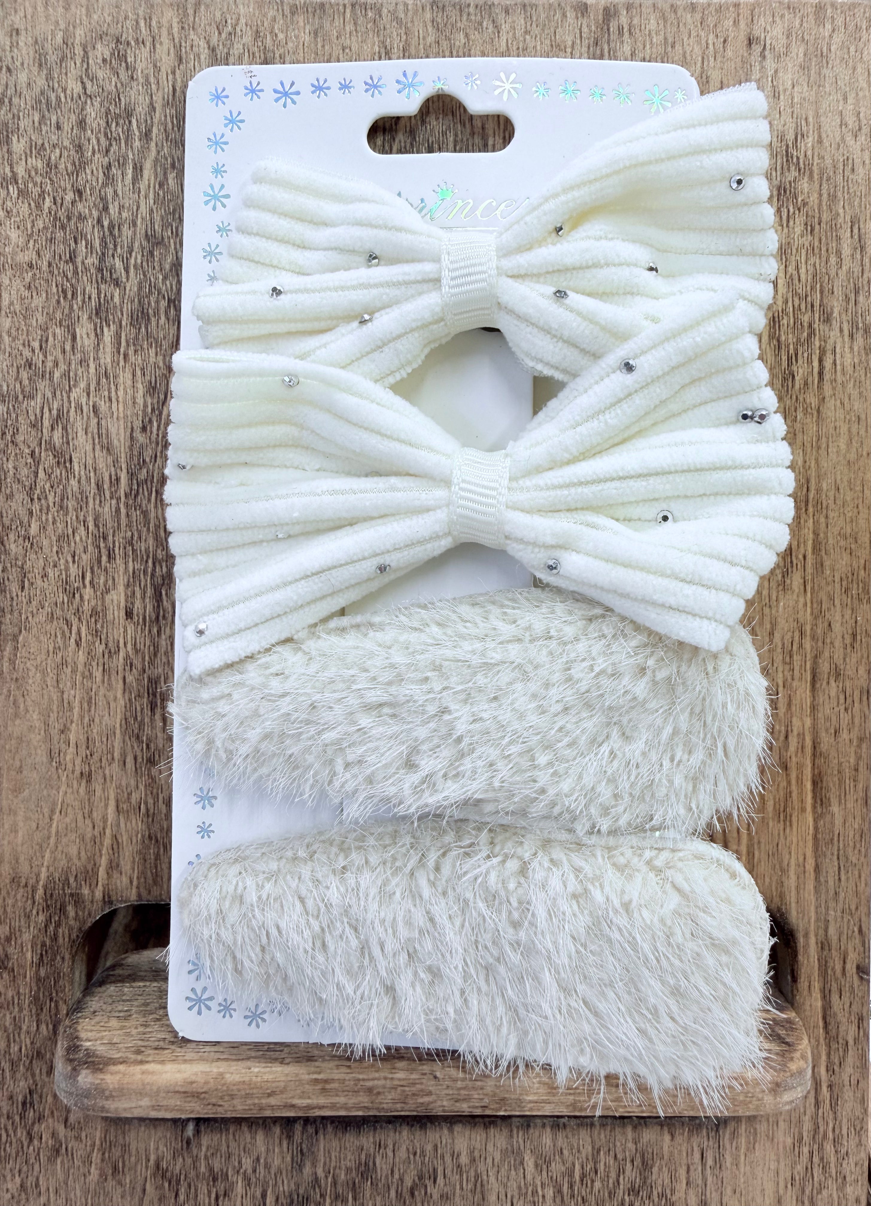 Soft Hair Clips Set - Multiple Colors