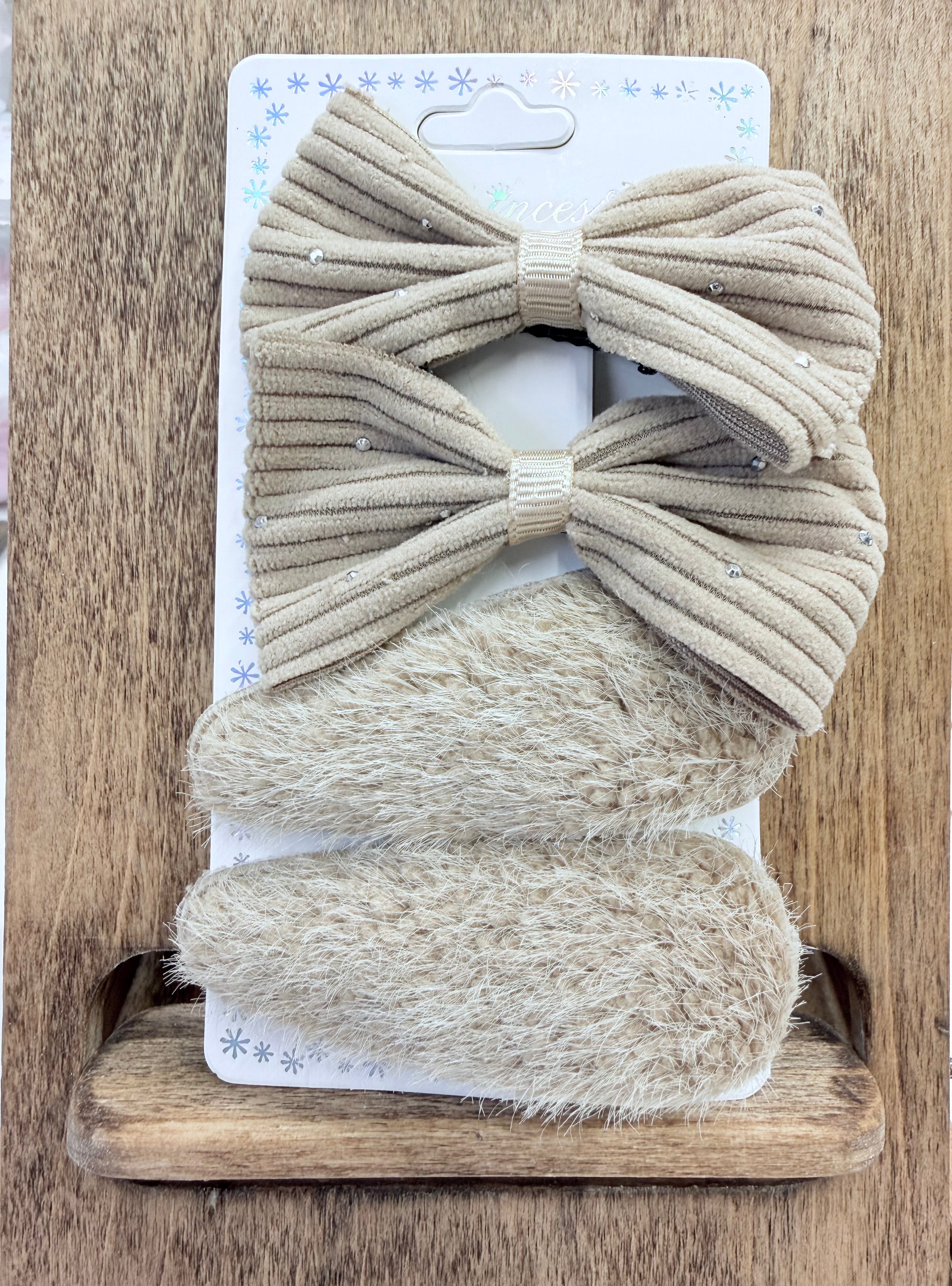 Soft Hair Clips Set - Multiple Colors