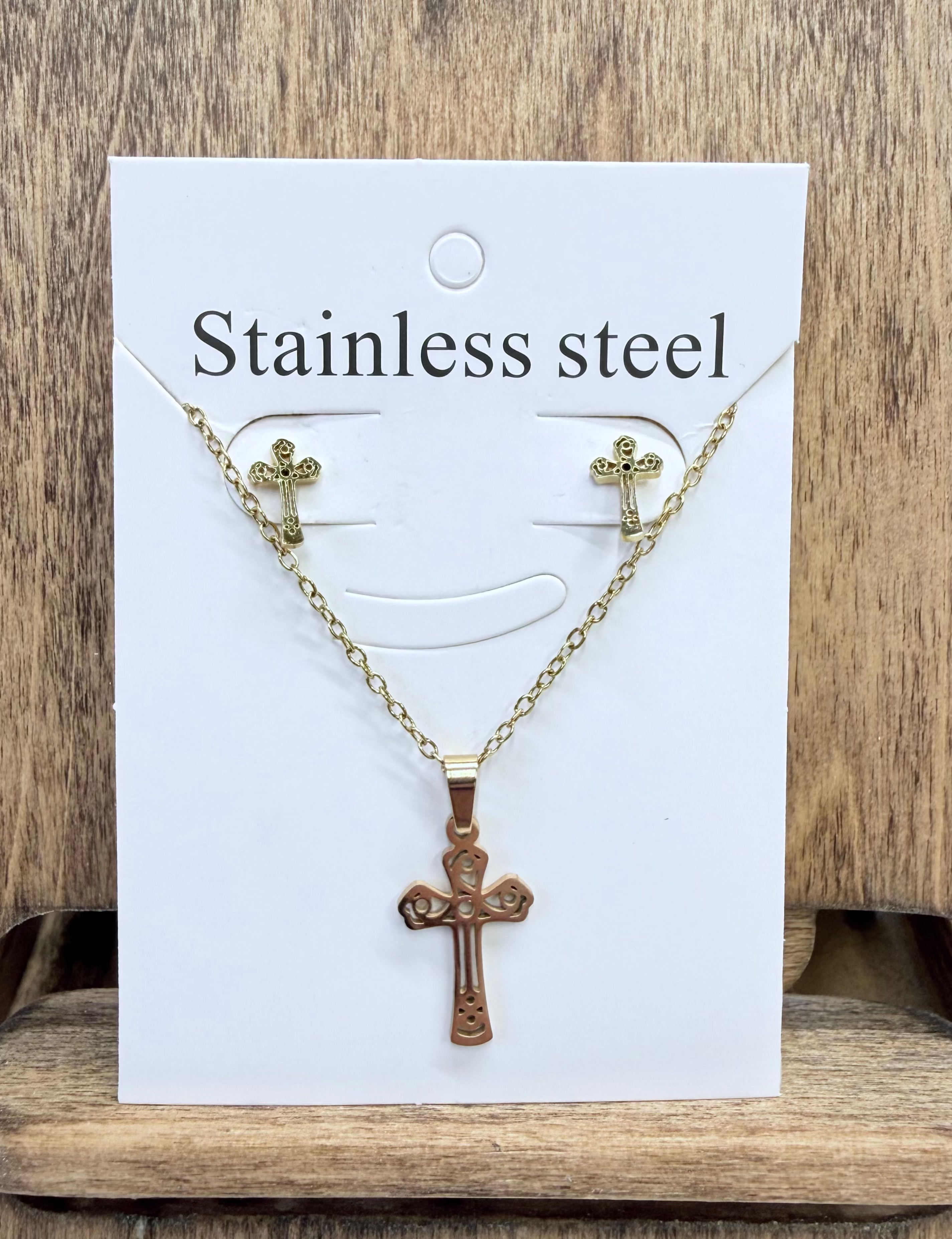 Gold Cross Necklace