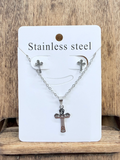 Silver Cross Necklace